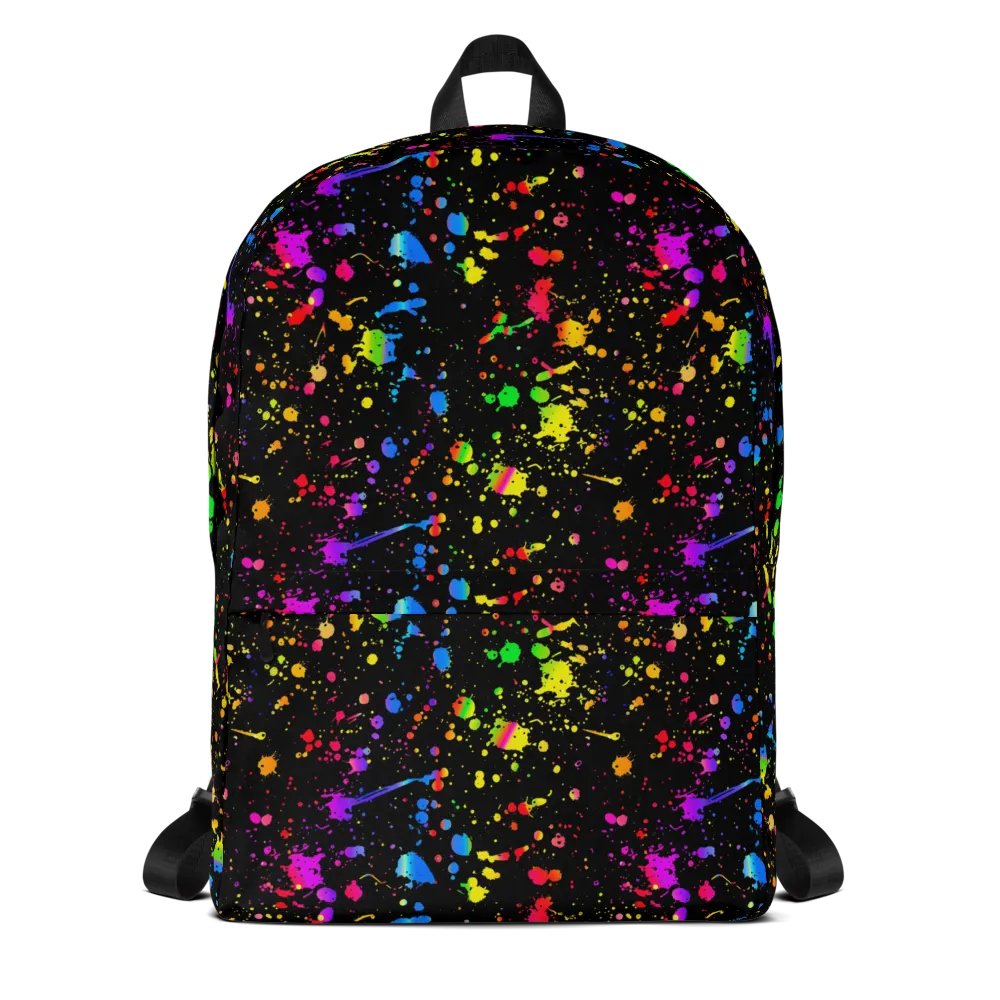 Neon Splatter Burst Backpack product image (9)