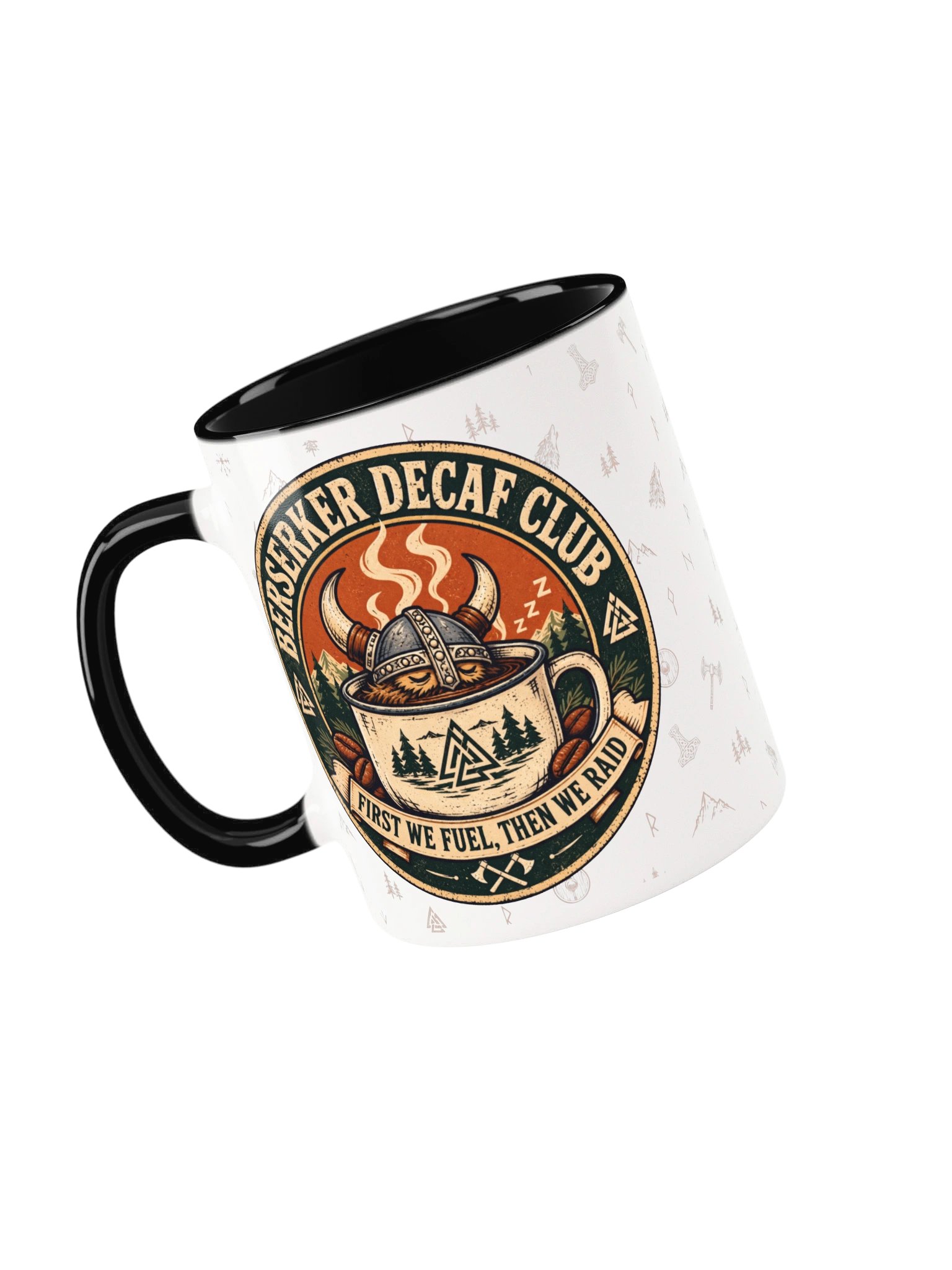 The Berserker Decaf Club Mug: First We Fuel, Then We Raid product image (5)