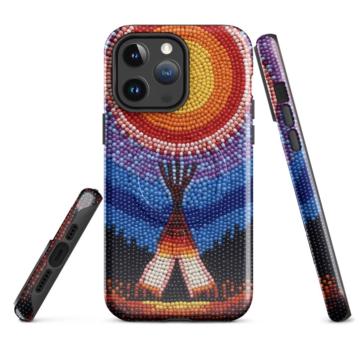 Radiant Sun Tipi Faux-Beadwork iPhone® Case product image (4)