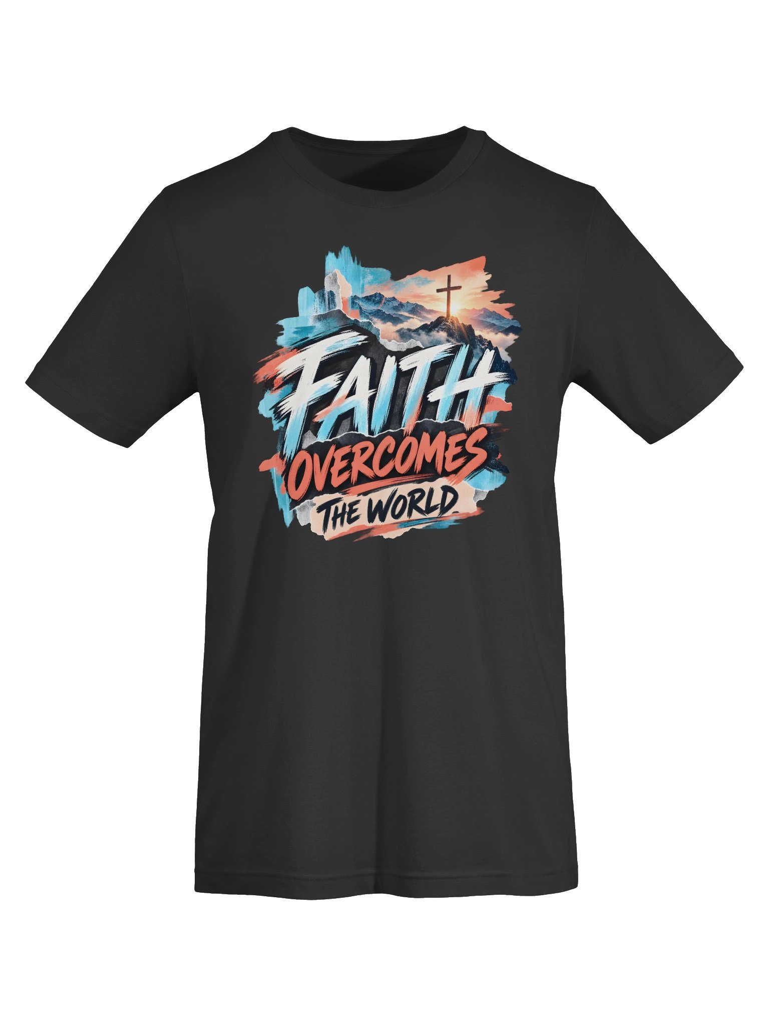 Faith Overcomes the World Everyday Tee product image (61)