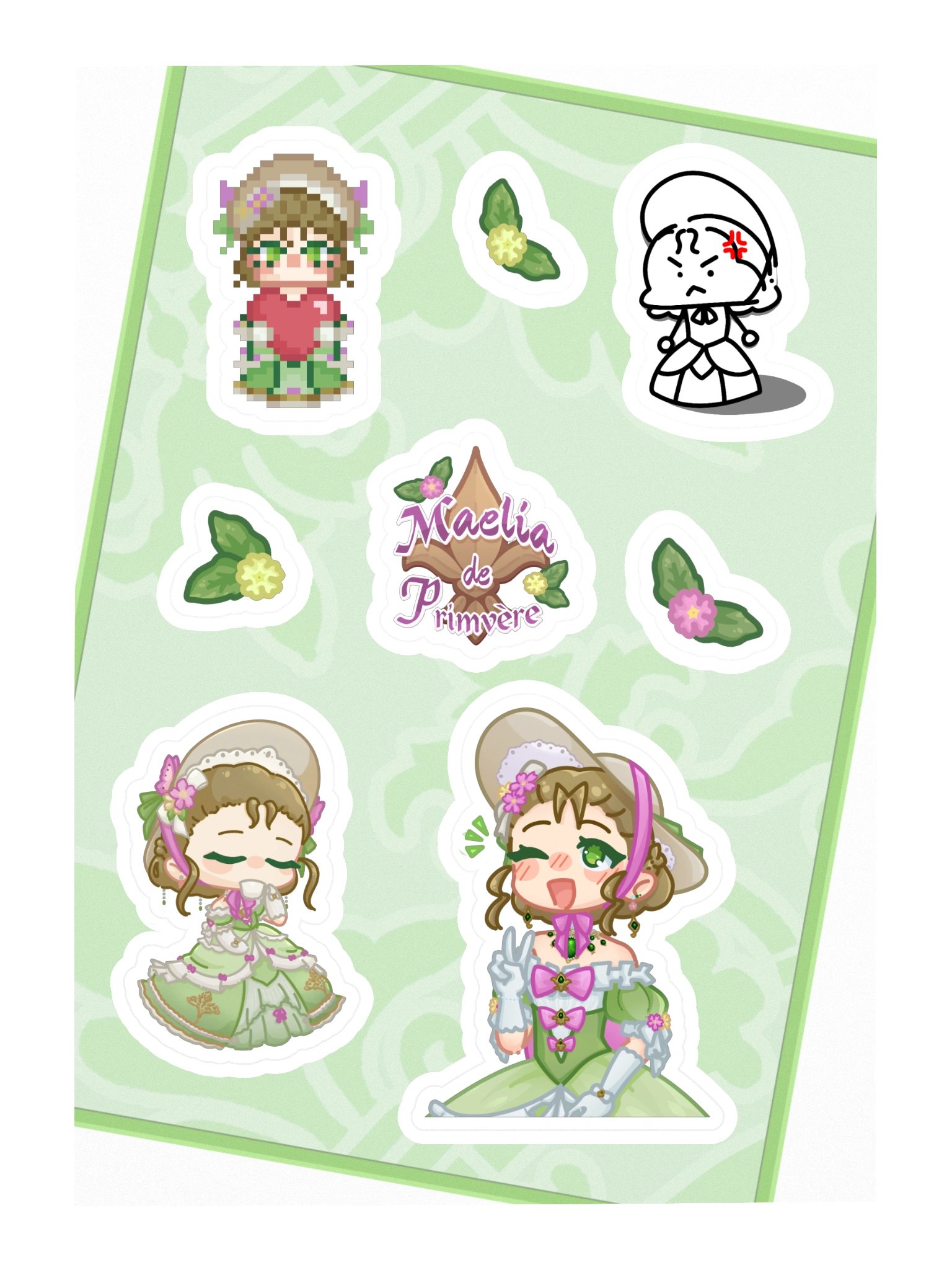 Maelia 2.0 sticker sheet product image (3)