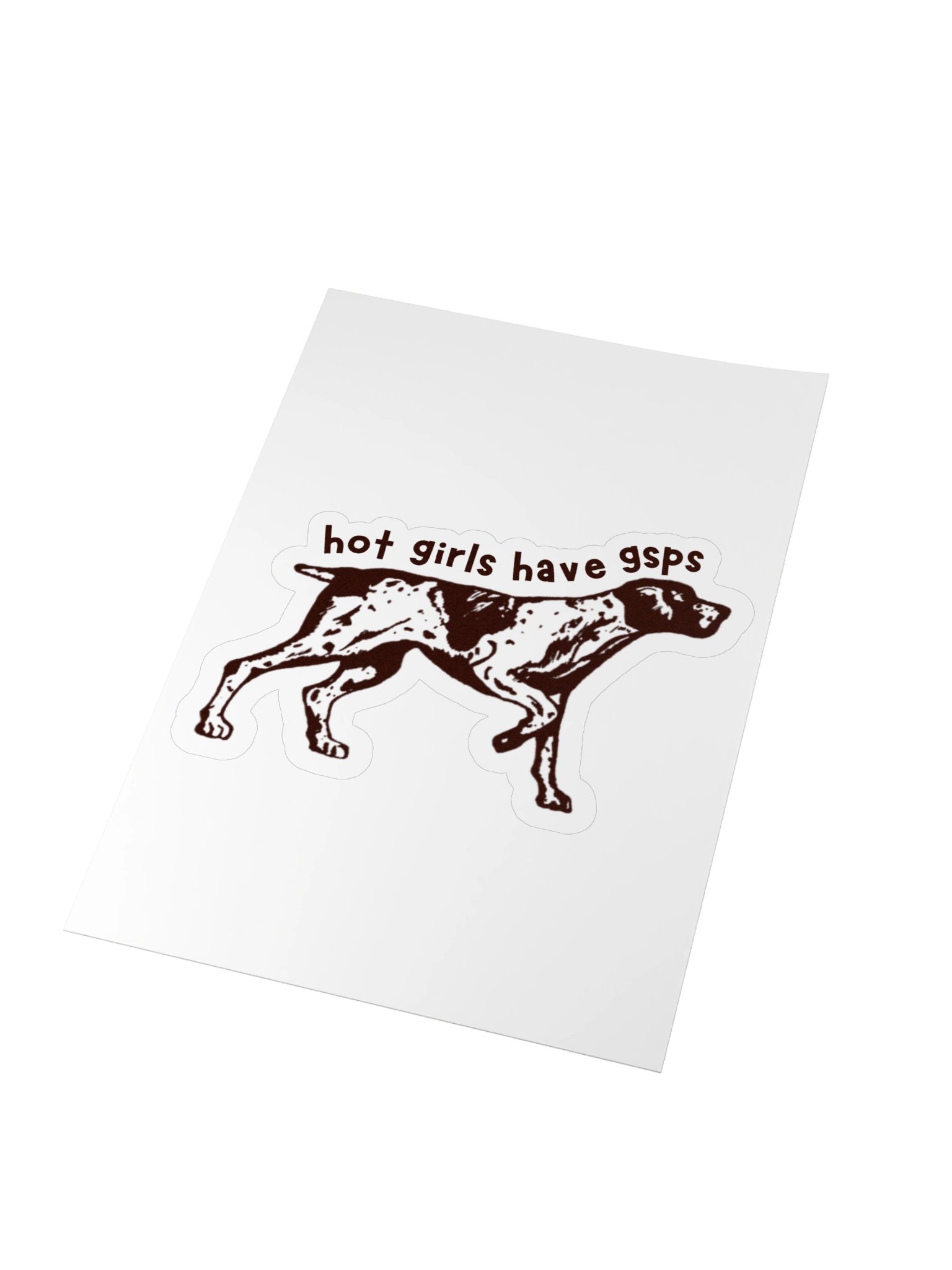 Hot Girls Have GSPs Decal product image (2)