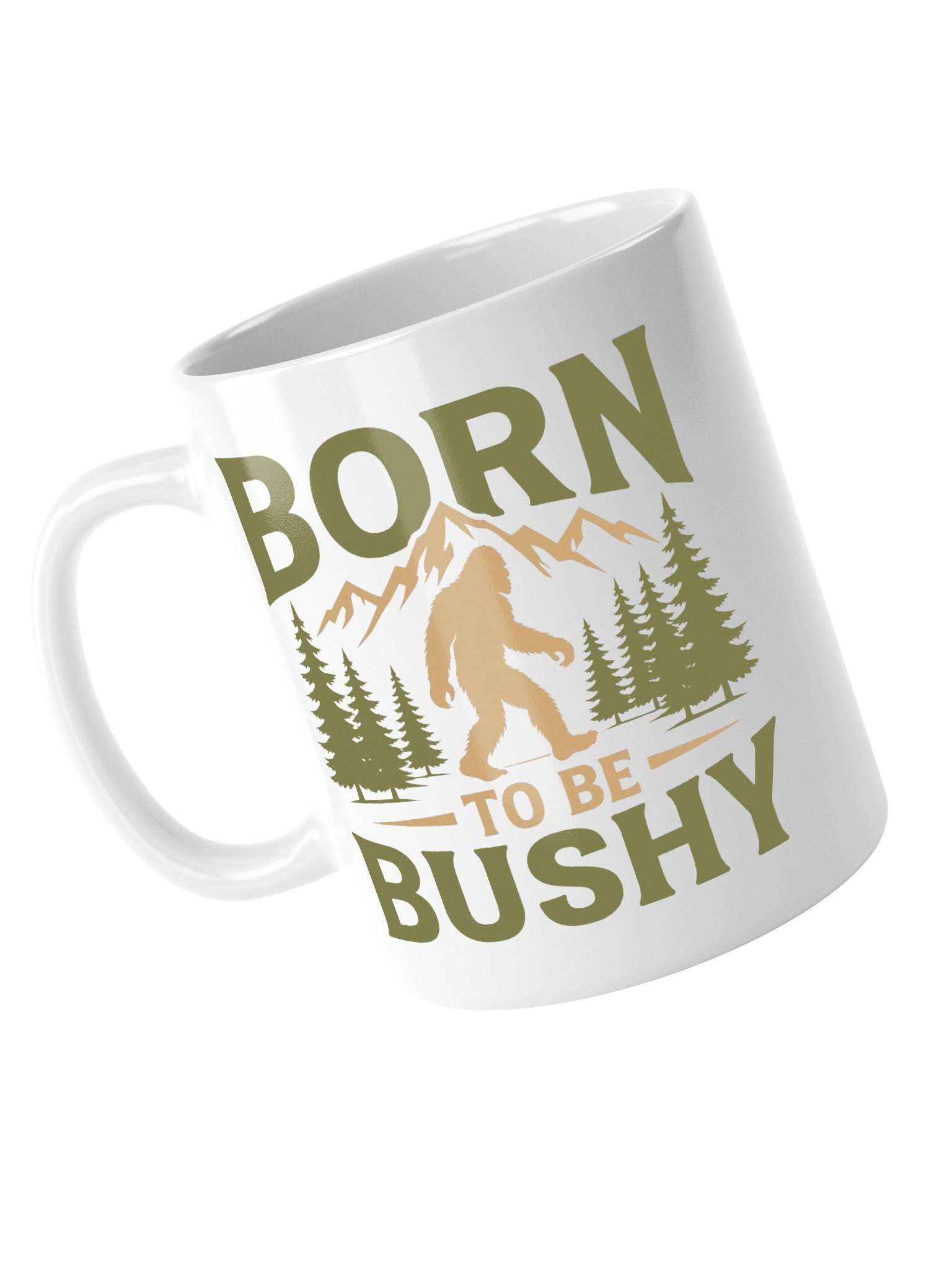 Born To Be Bushy Mug product image (4)
