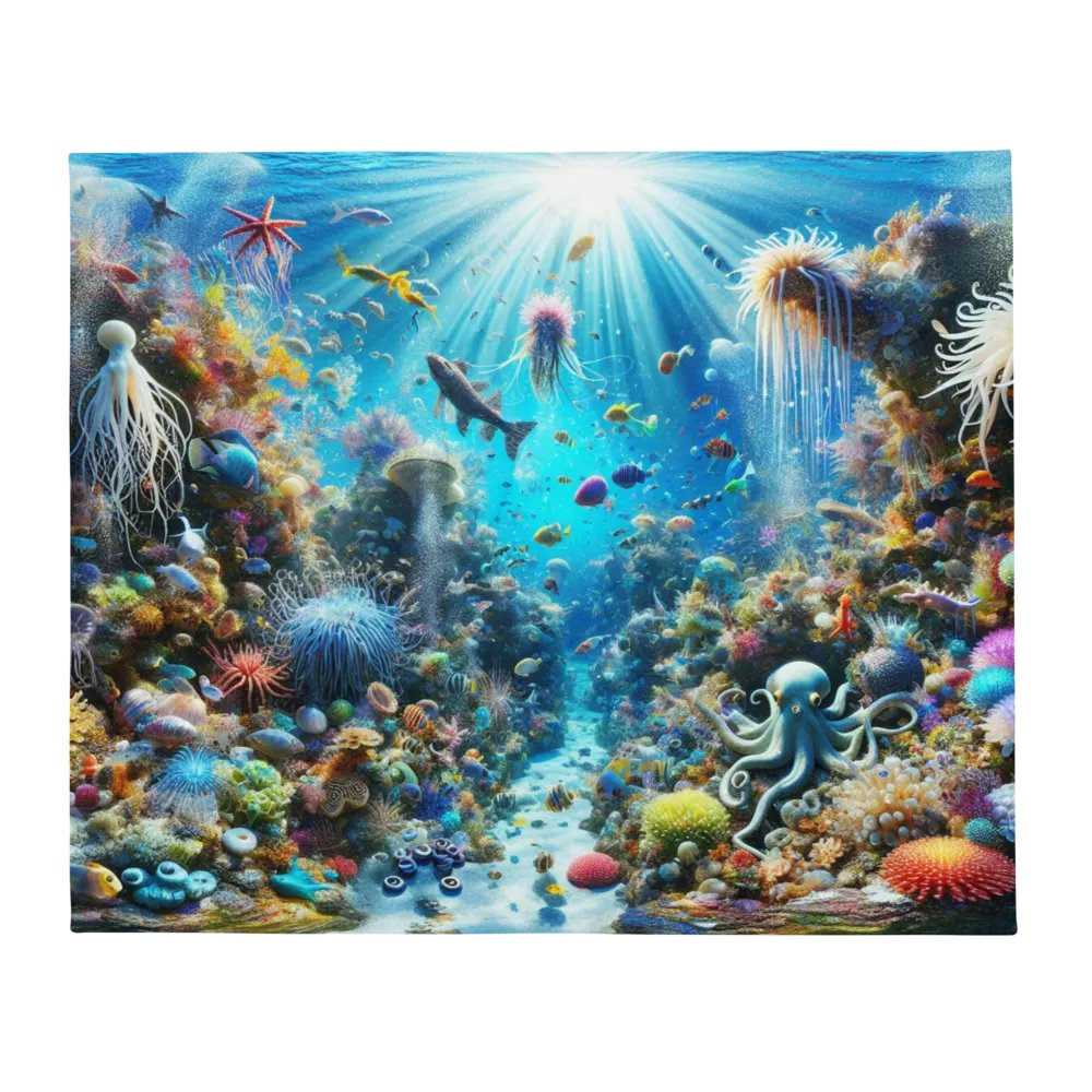 Under The Sea Throw Blanket product image (3)