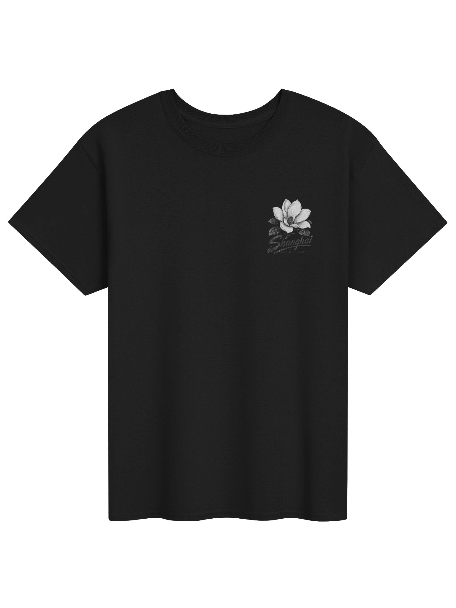 Shanghai Skyline Tee | Vintage Black & White Design | Heavyweight T-Shirt product image (32)