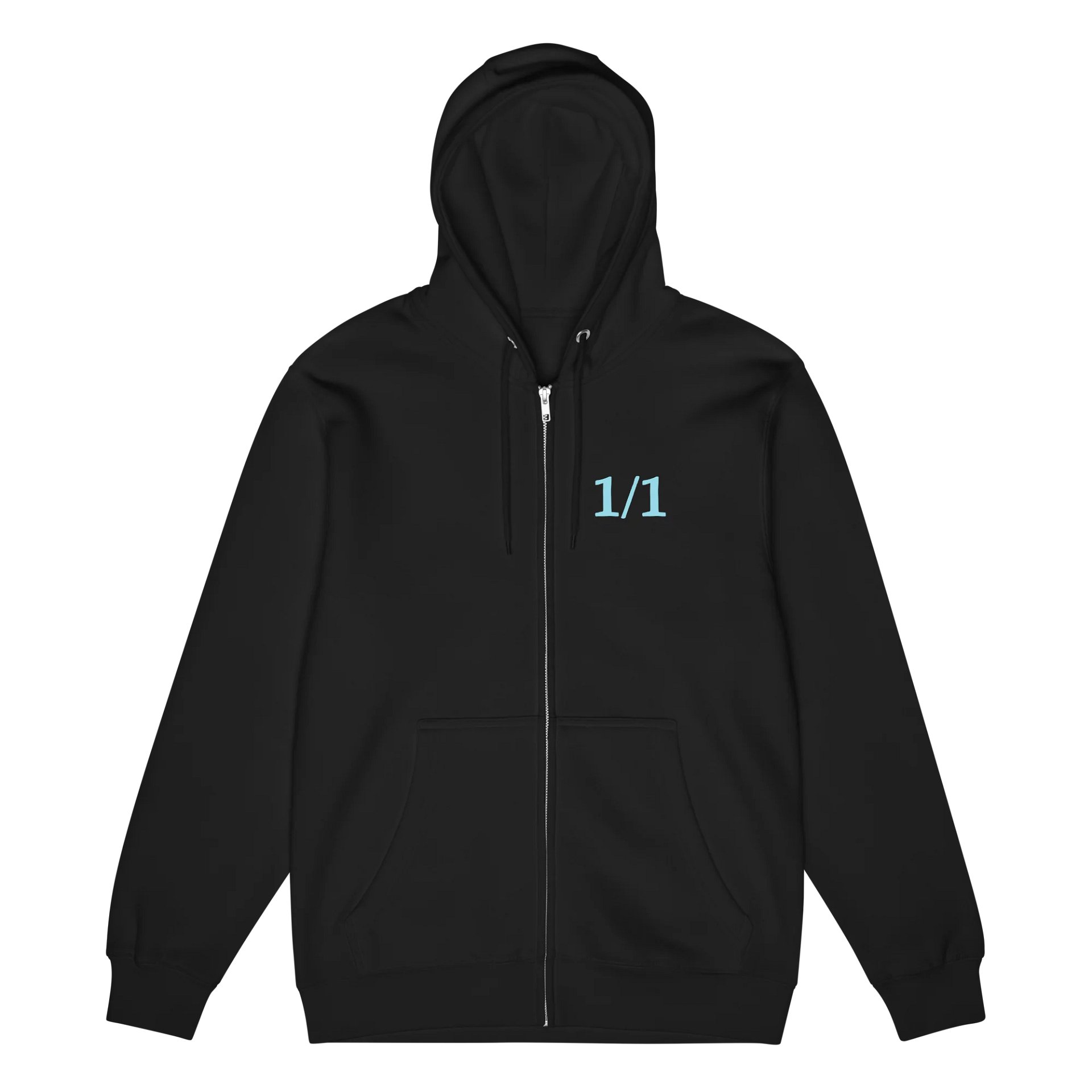 one of one Zip-up Hoodie product image (3)