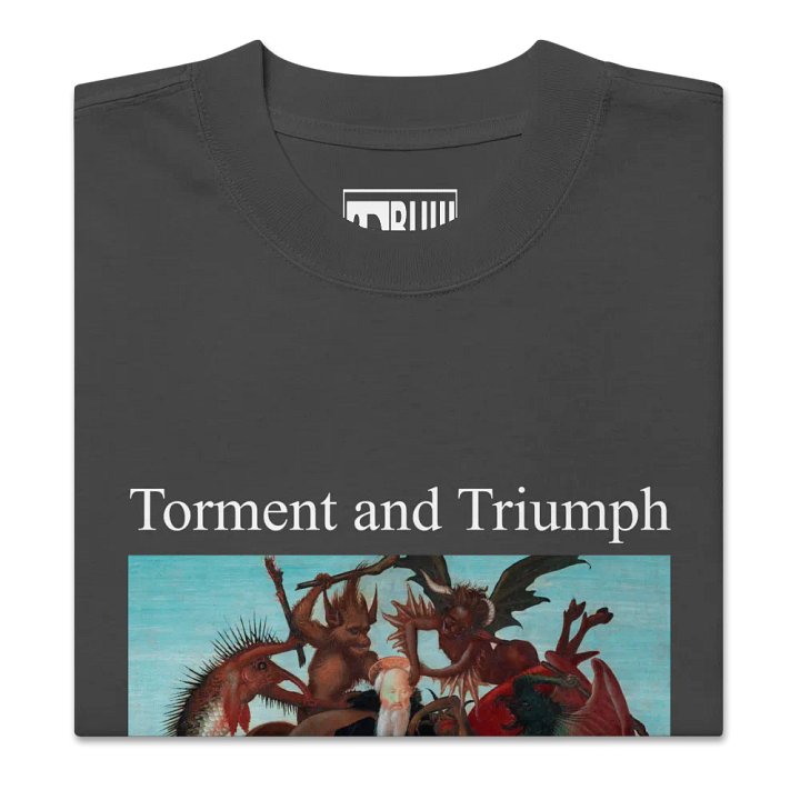 Torment and Triumph - BUIII Remix Premium Oversized Faded T-Shirt - Black product image (2)
