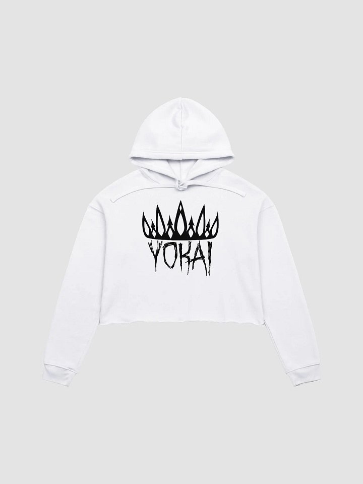 Yokai Queen (Large Black Logo) - Cropped Sweatshirt product image (1)
