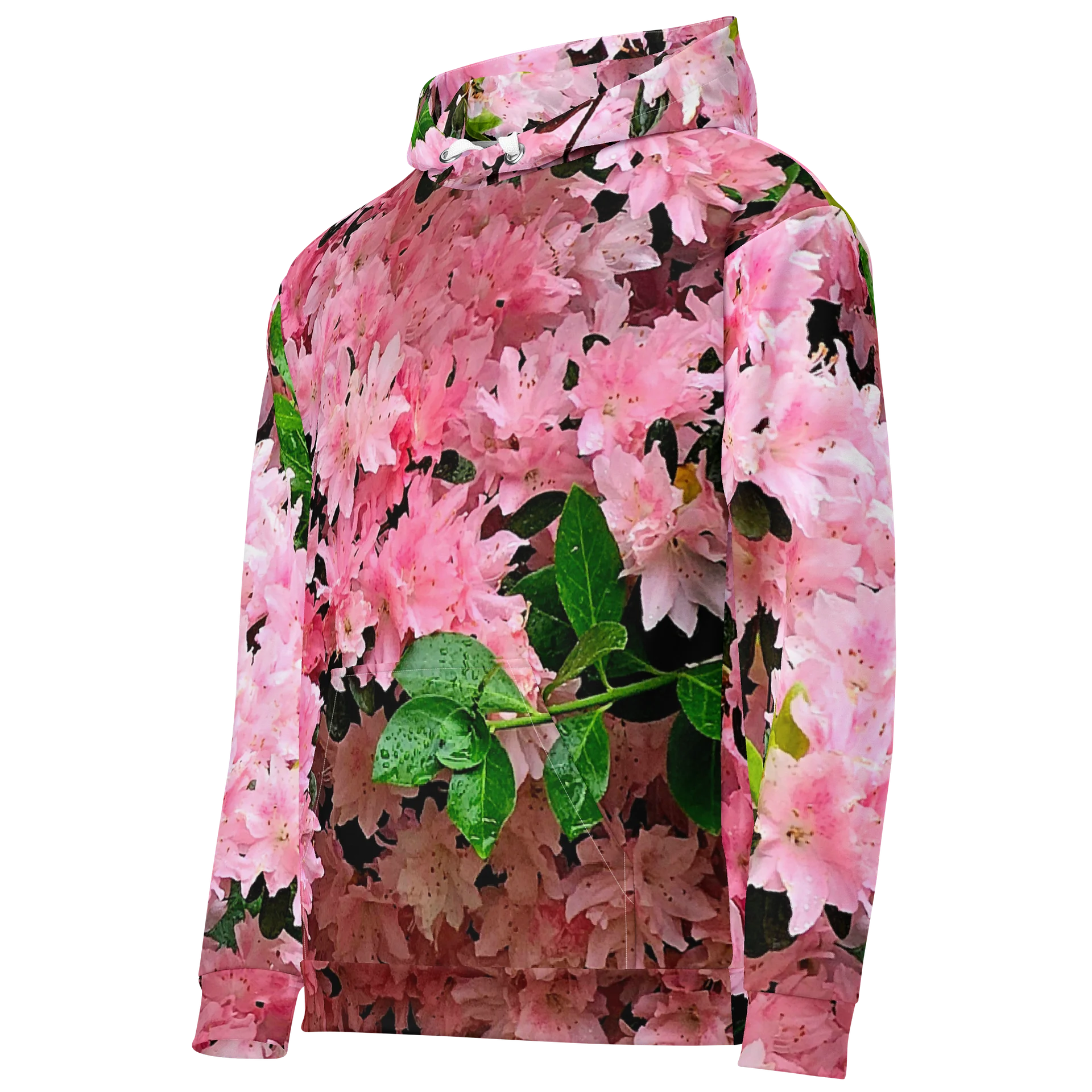 Pink Azaleas Unisex Cotton Hoodie product image (3)