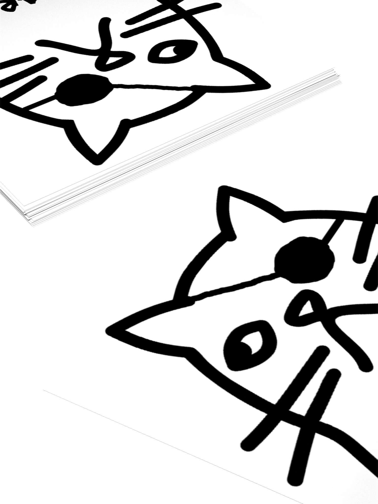 Pirate Cat Sticker (4"x4") product image (3)