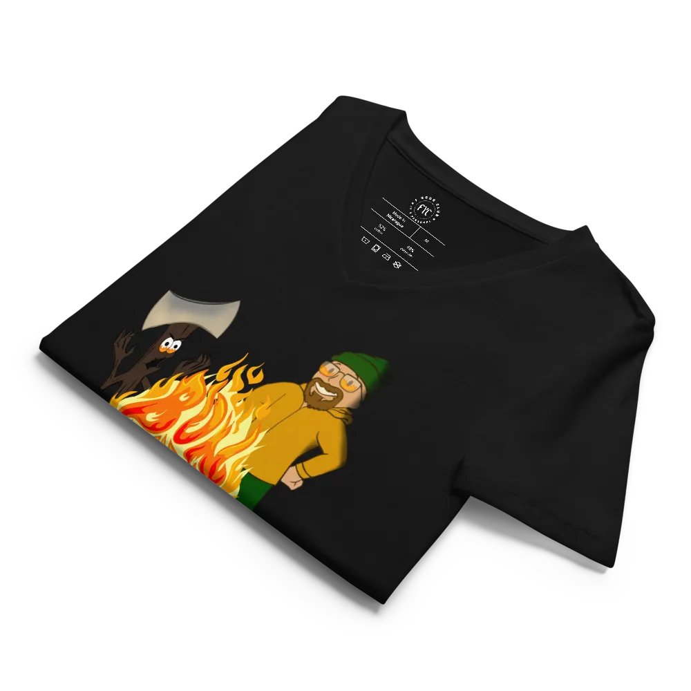 F*Seattle BonFire Women's V neck product image (29)