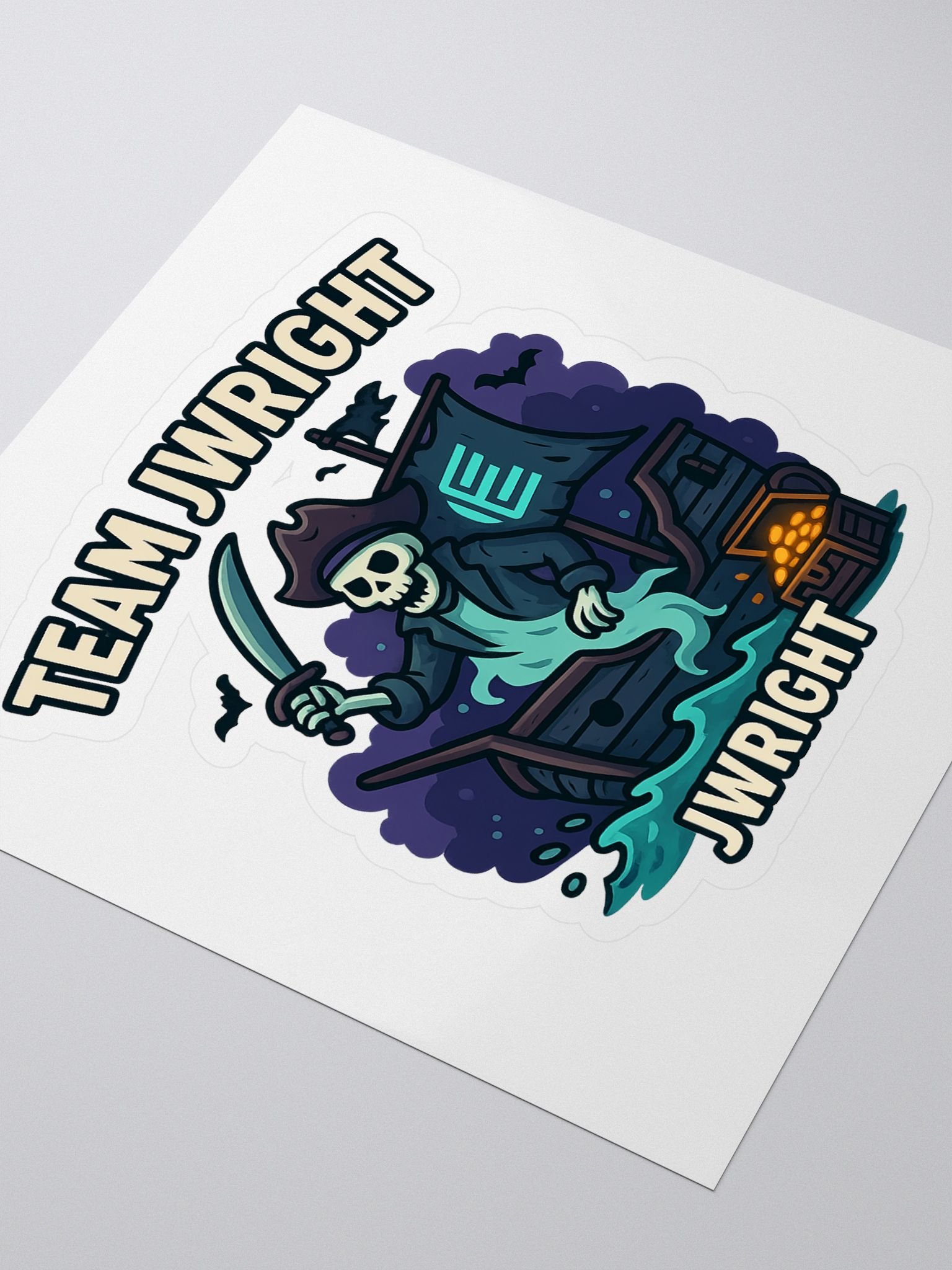 Team JWright Kiss Cut Stickers product image (3)