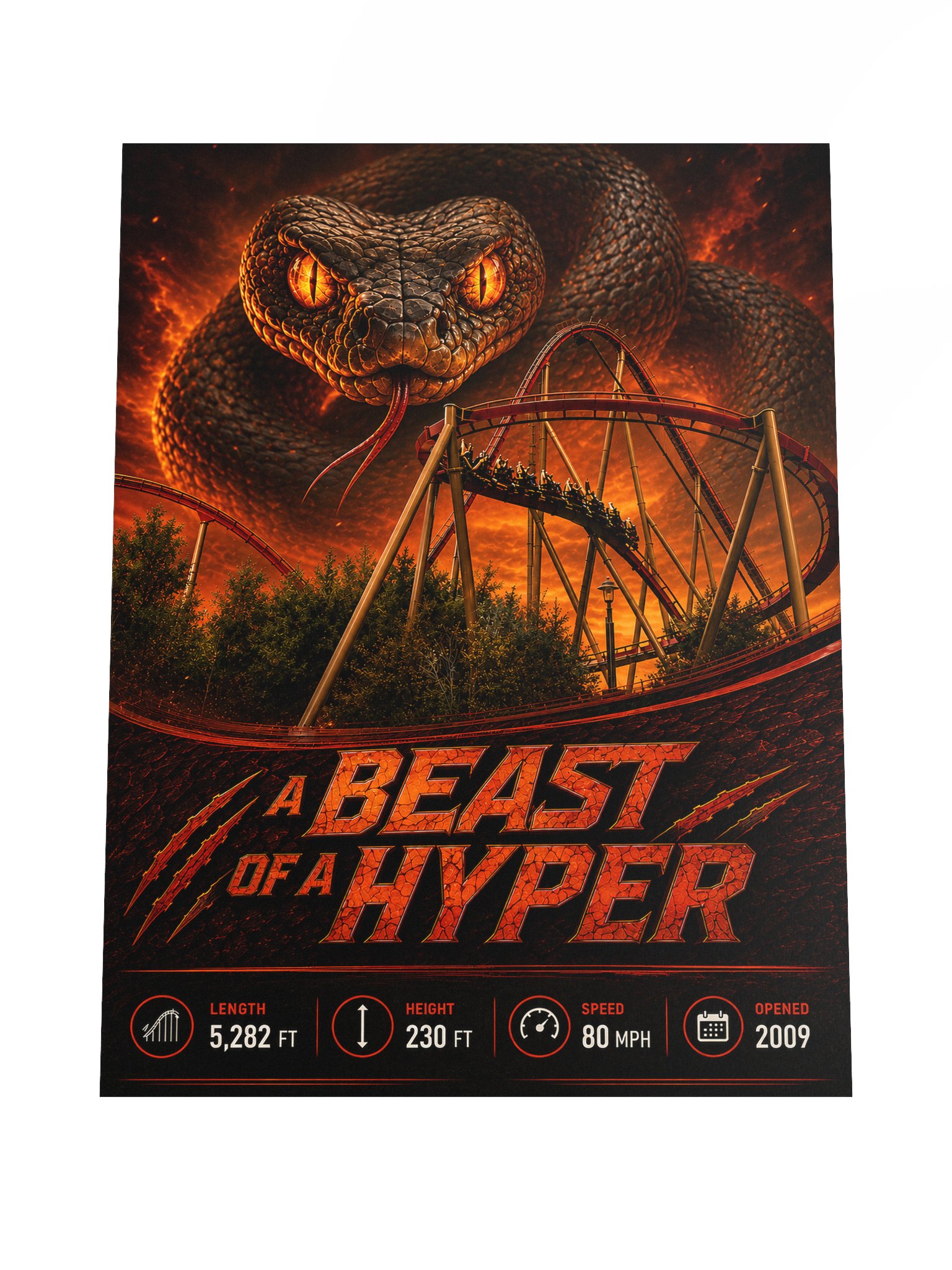 D-Back KI Poster - A BEAST of a Hyper! | 18x24" product image (4)