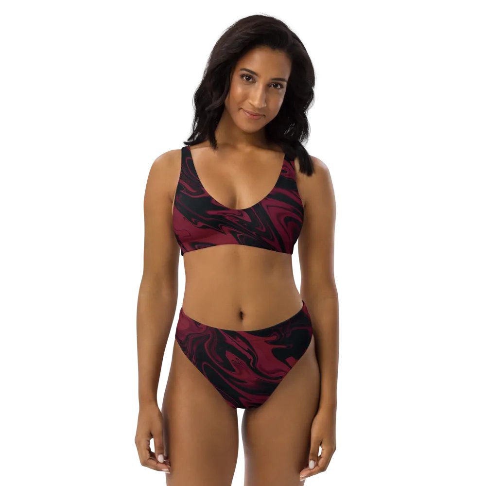 Stylish Swirl Recycled High Waisted Bikini product image (10)