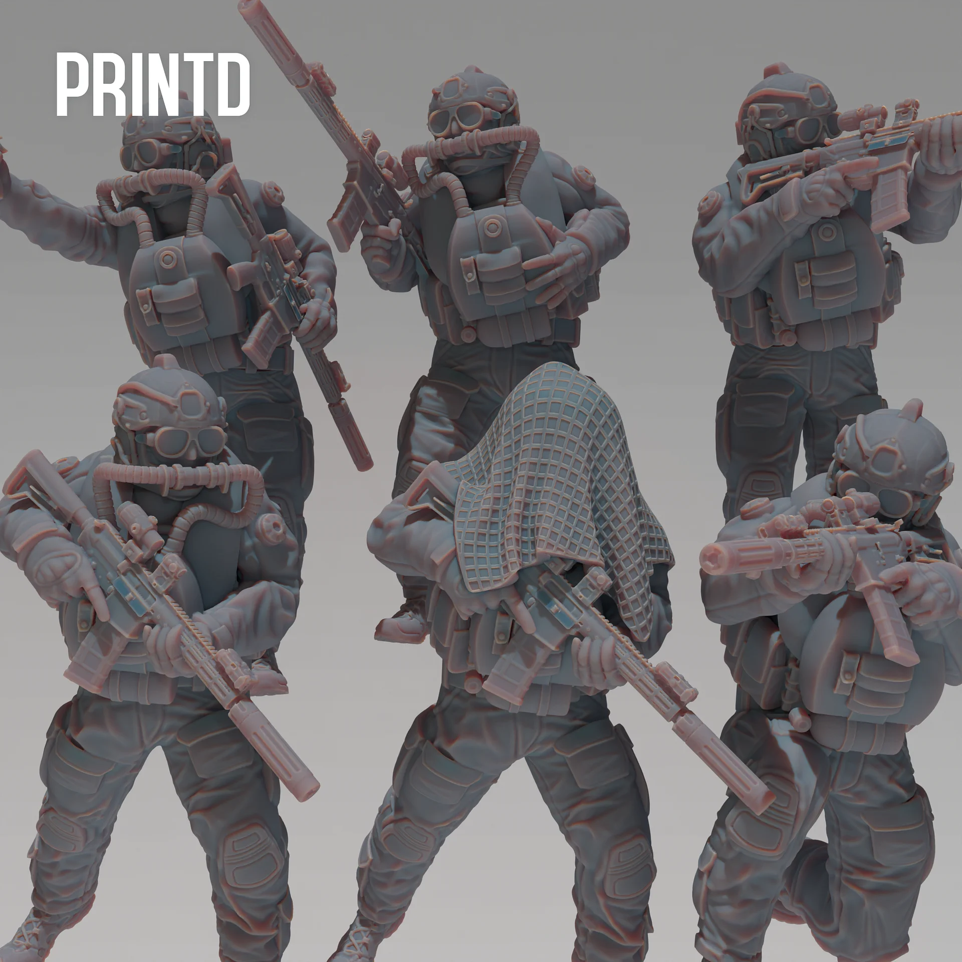 United Navy Seals - Modern Warfare Wargame Hobby Resin Scale Models product image (1)