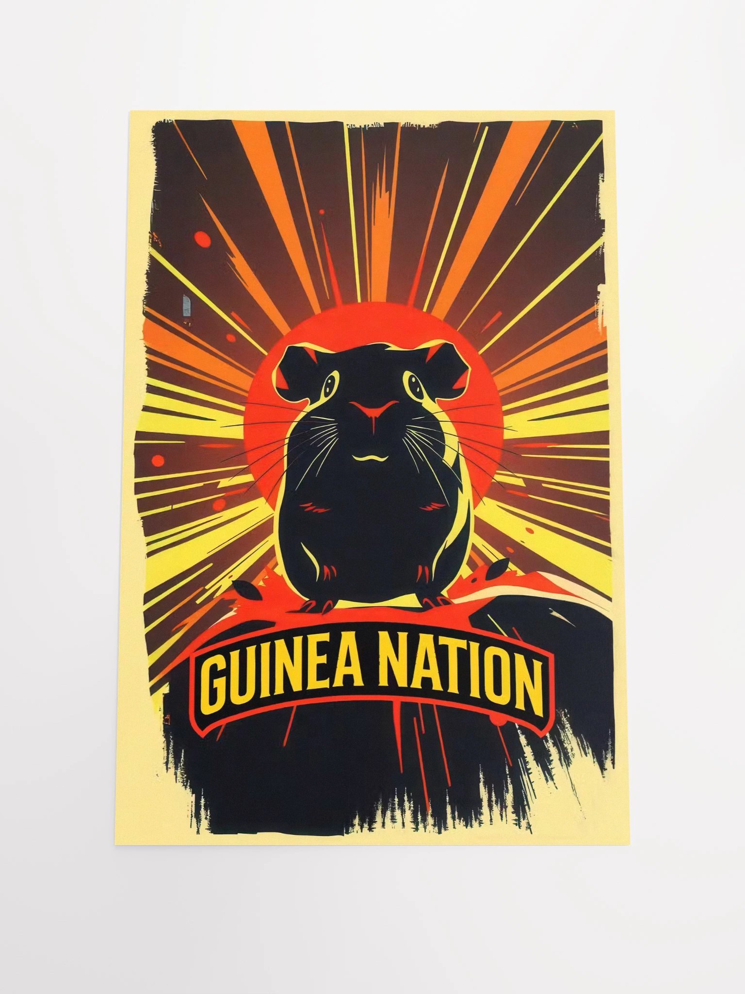 GUINEA NATION Vibrant Pop Art Matte Poster product image (1)