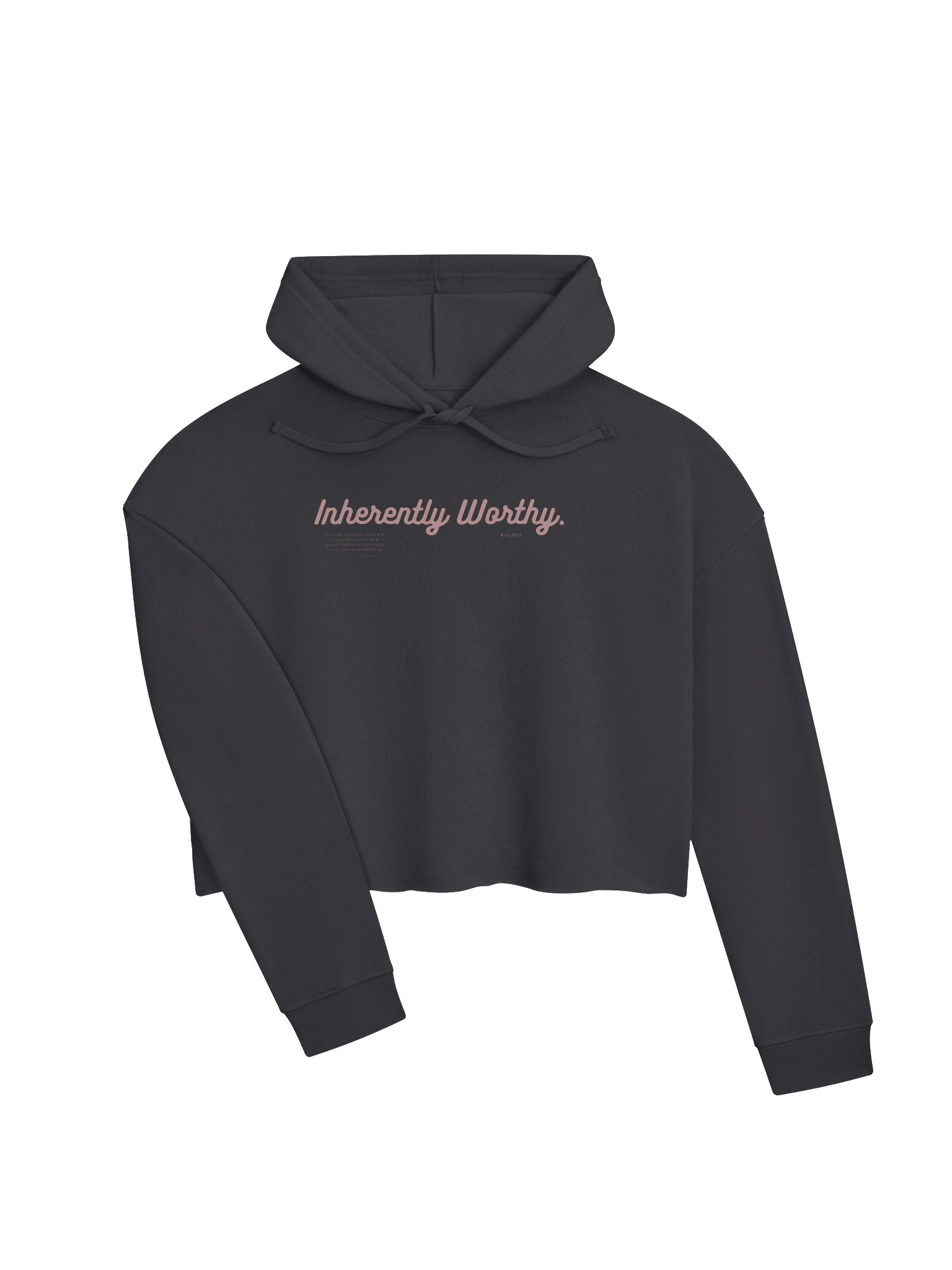 Inherently Worthy™ Signature Crop Hoodie product image (7)