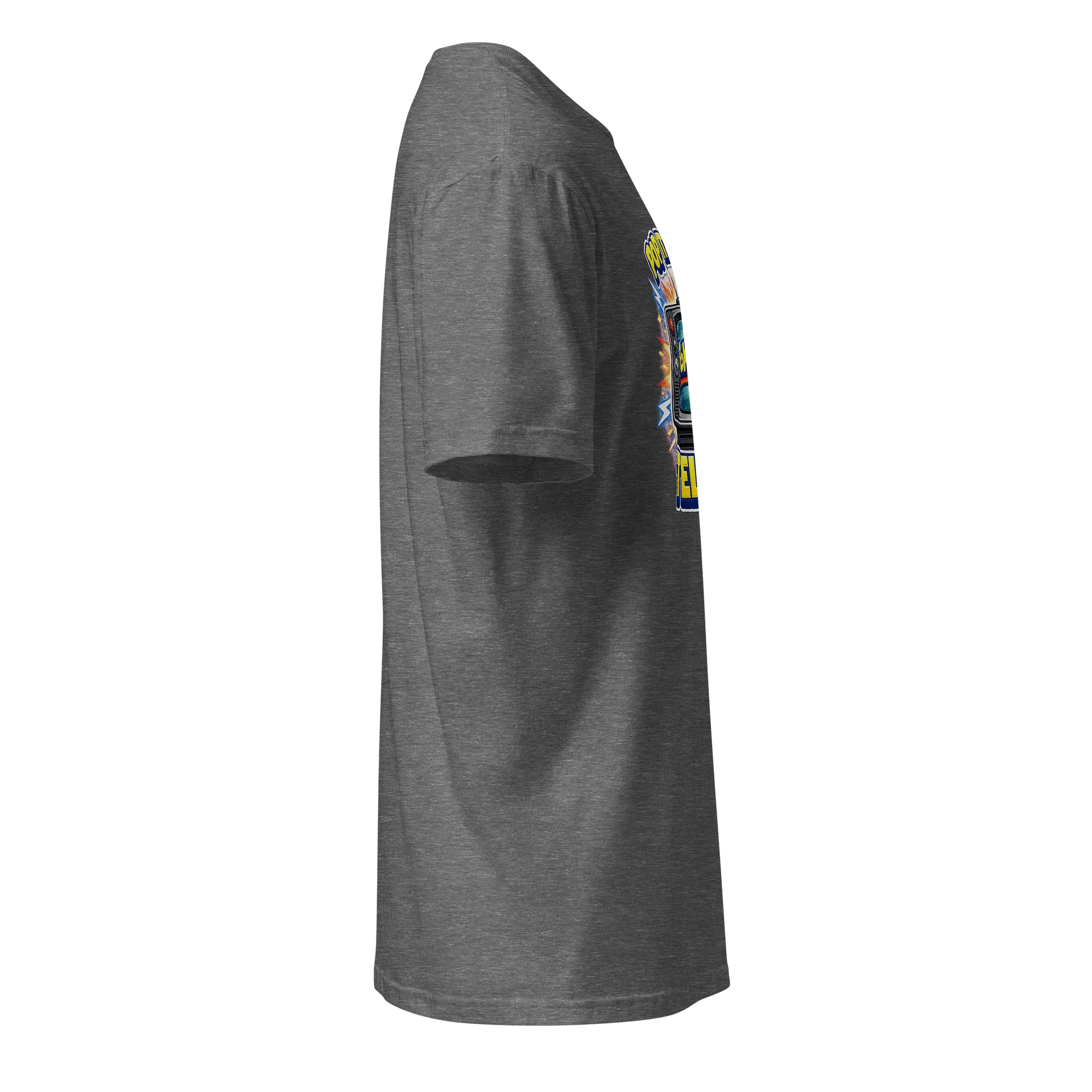 Pop it on the telly basic grey tee product image (4)