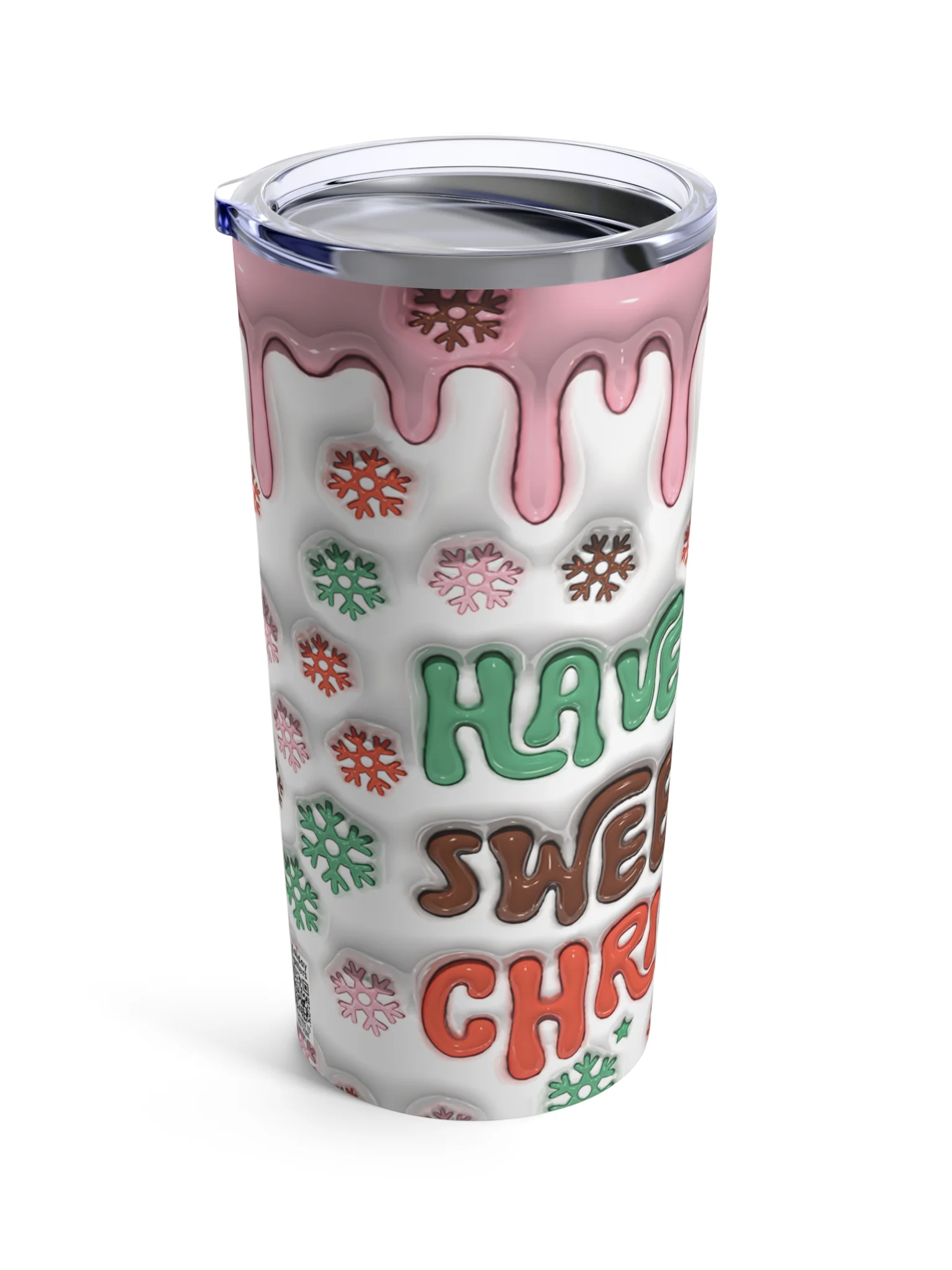 Sweet Cupcake Christmas Stainless Steel Tumbler product image (4)