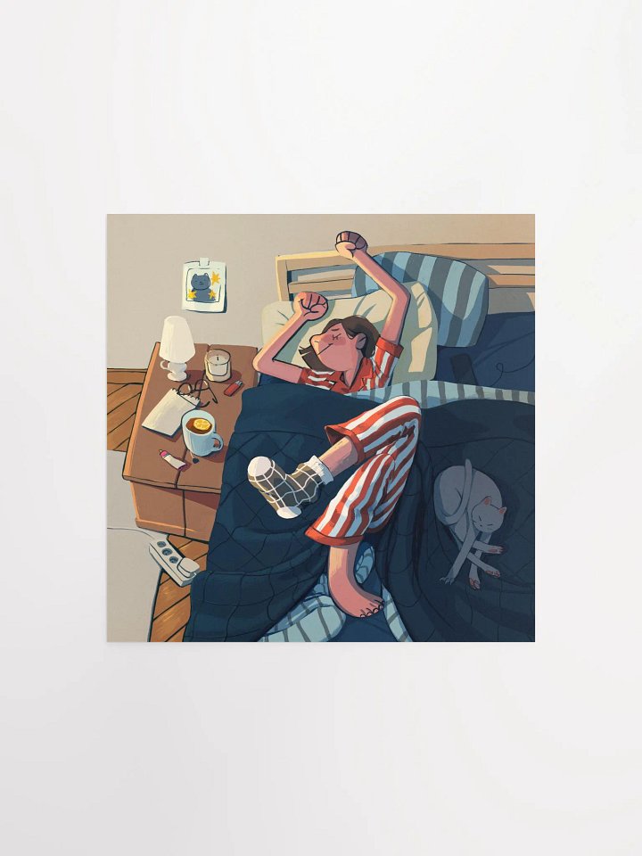 Cozy Morning Stretch Matte Poster product image (1)