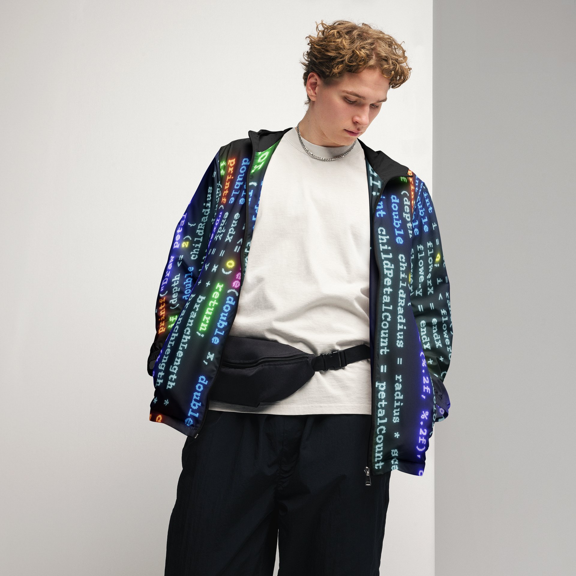 Computer Programming in C (zip up windbreaker) product image (8)