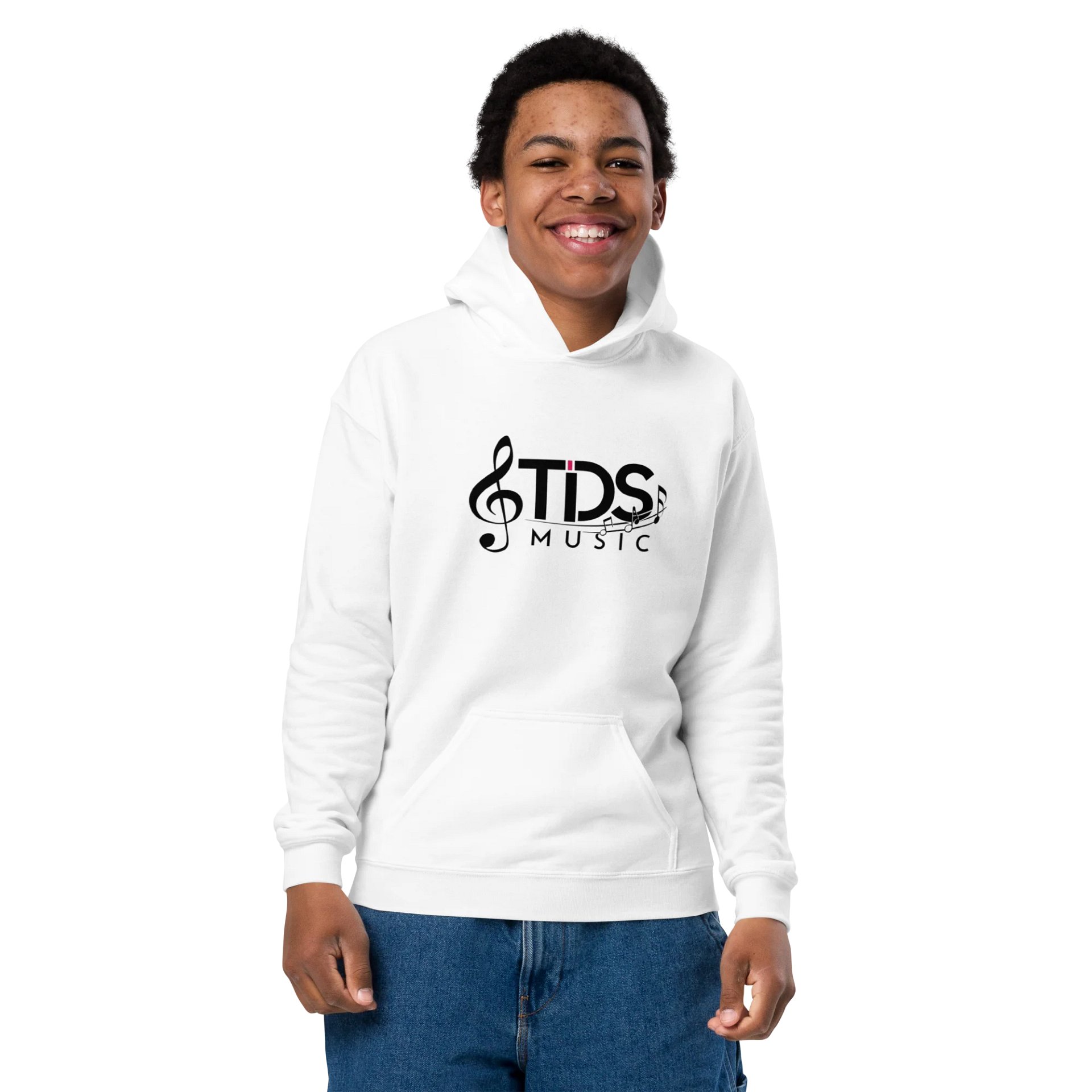 TDS Music Youth Heavy Blend Hoodie in Blue, White, Black (XS-XL) product image (37)
