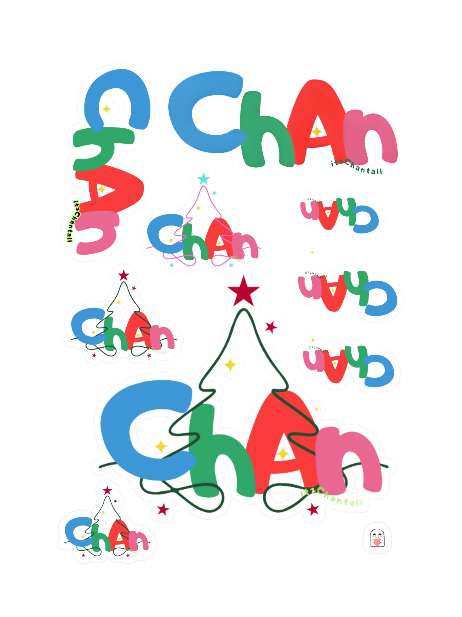 Festive 'o Chanmas' Sticker Sheet product image (2)