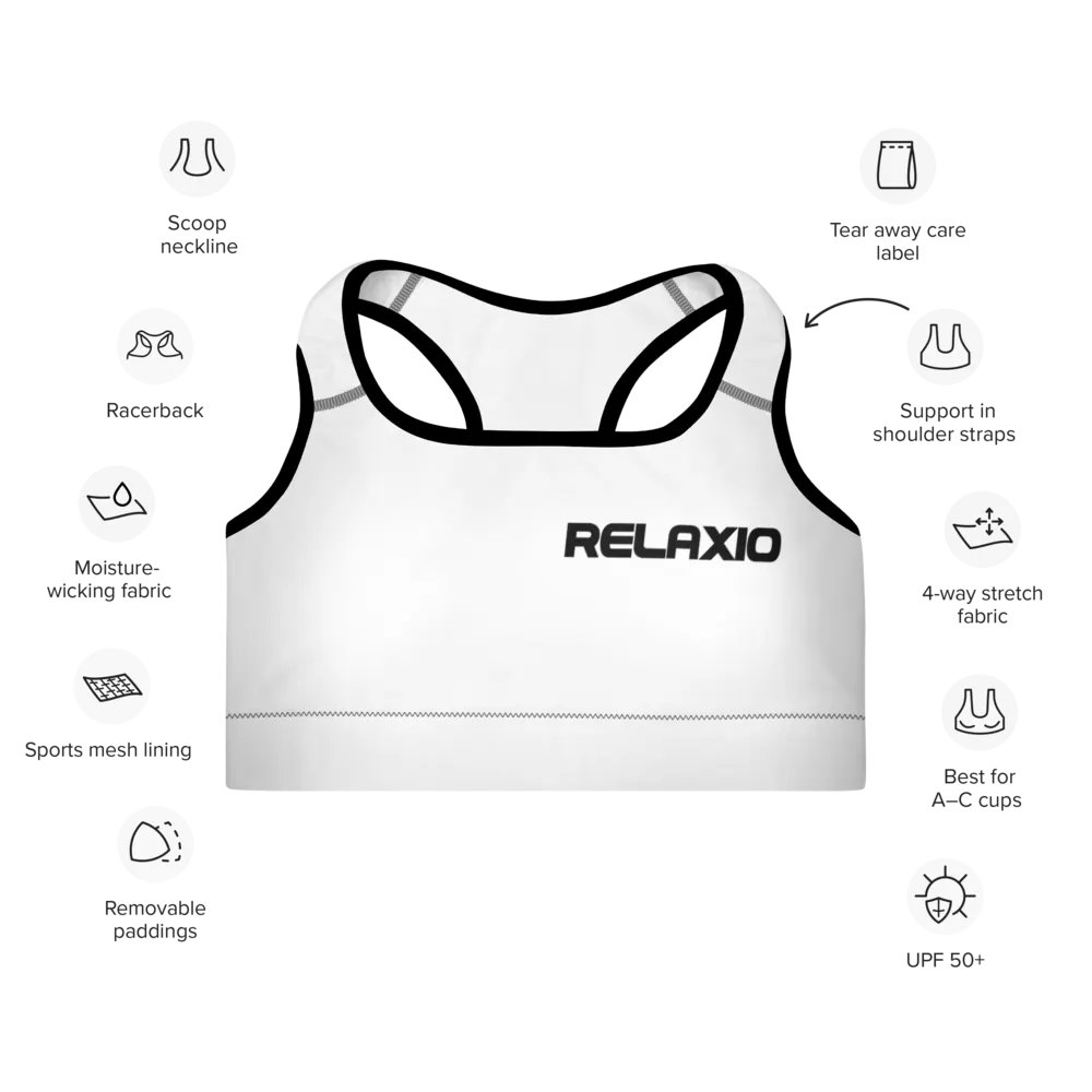 Relaxio Print Padded Sports Bra product image (4)