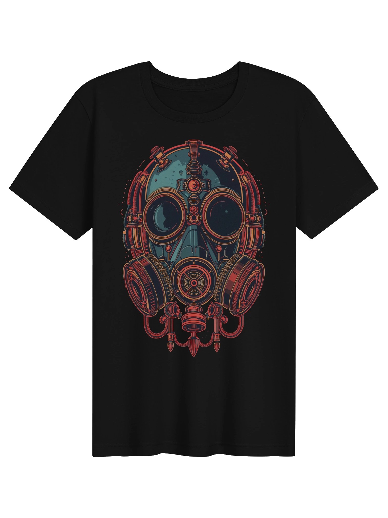 Cyberpunk Gas Mask Lightweight T-Shirt product image (1)