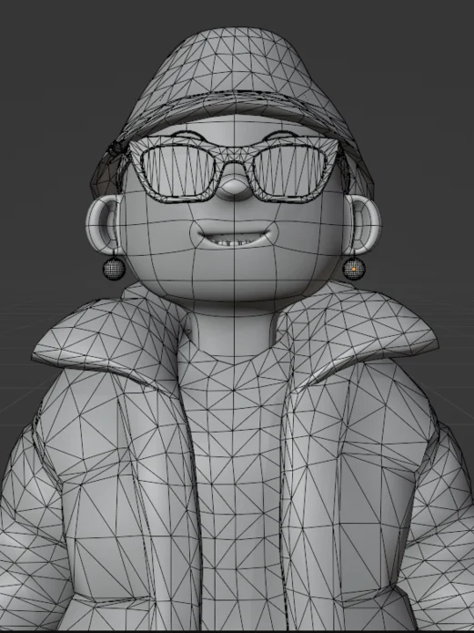 Customizable Rich Kid Stylized 3D Character product image (2)