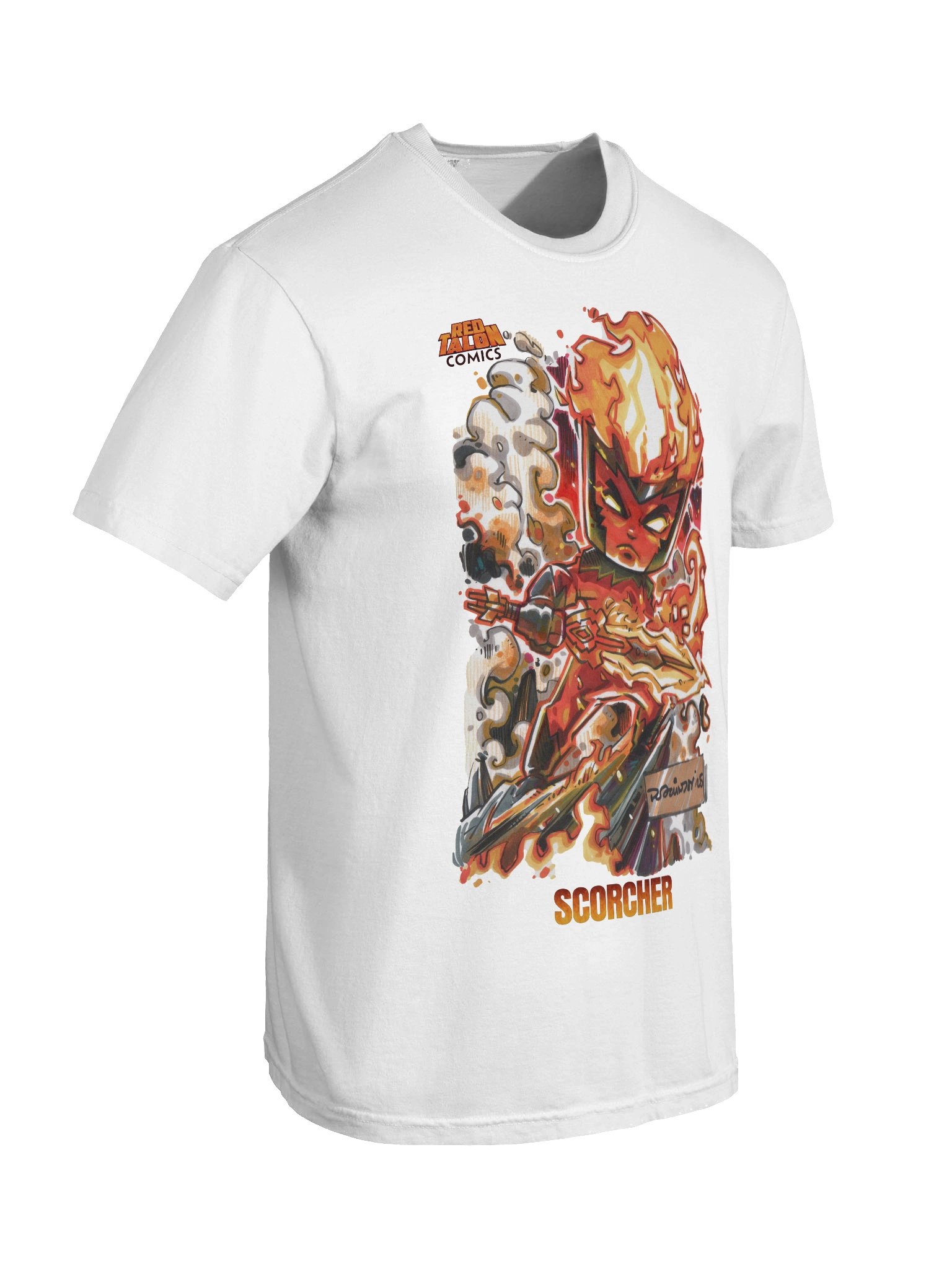 Scorcher Chibi Tee – Red Talon Series product image (38)
