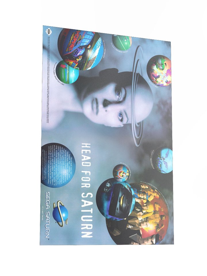 SEGA Saturn - Promotional Poster/Flyer product image (2)