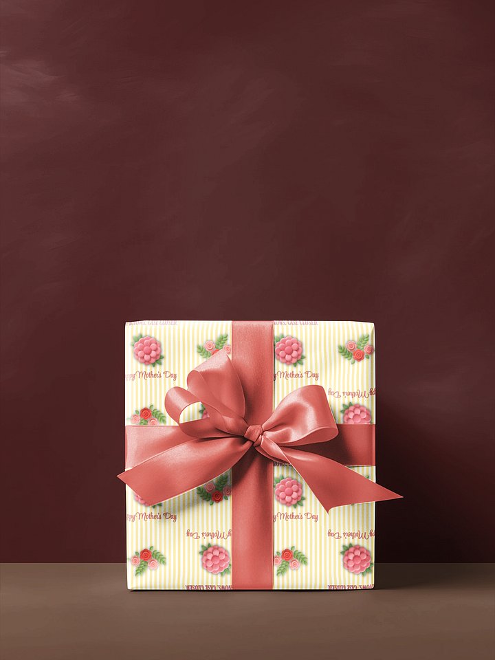True Crime Mom Floral Gift Wrap Set product image (1)