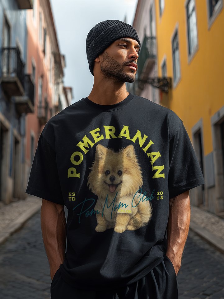 Pomeranian Tshirt Yellow product image (1)