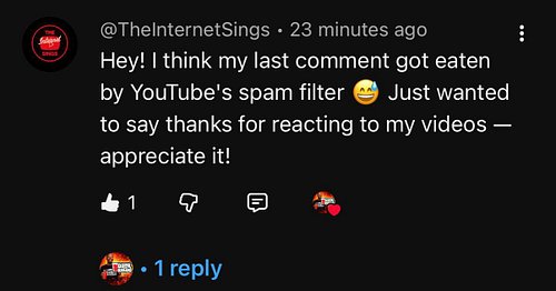 So this happened.
Cups up to @theinternetsings who bit just saw the reaction we did but also made sure he came back to commen...