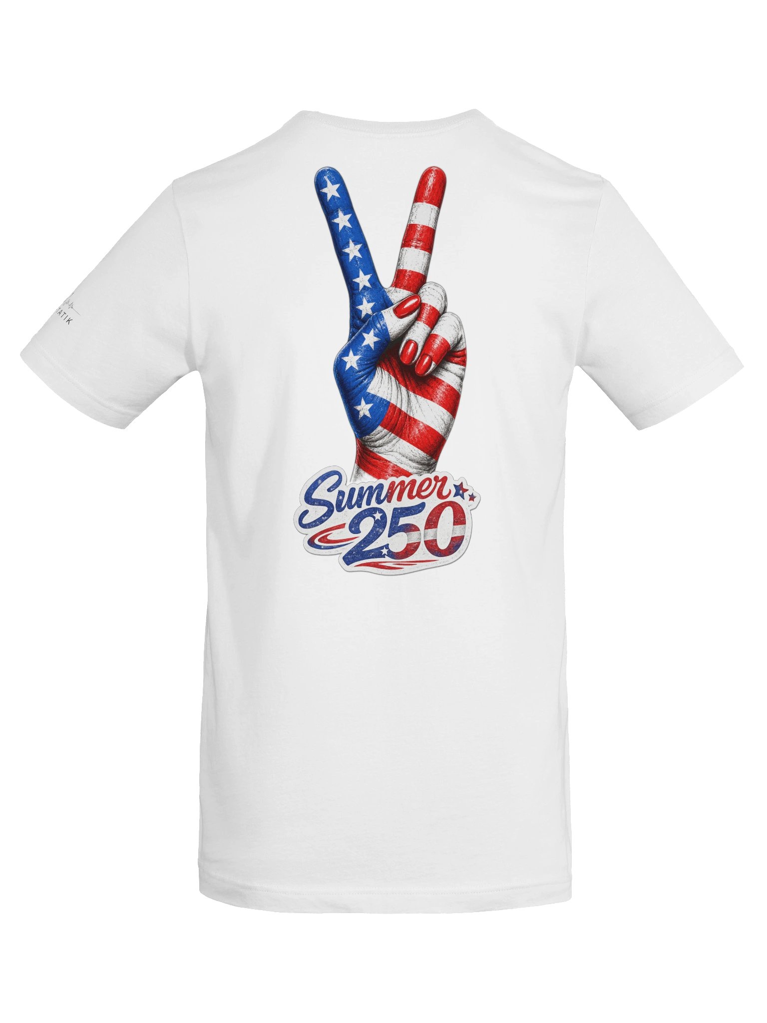 Summer 250 – Patriotic Peace Hand Graphic Tee product image (6)