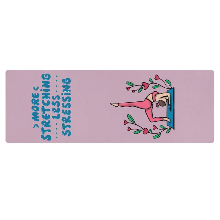 Stretch and De-Stress Yoga Mat product image (1)