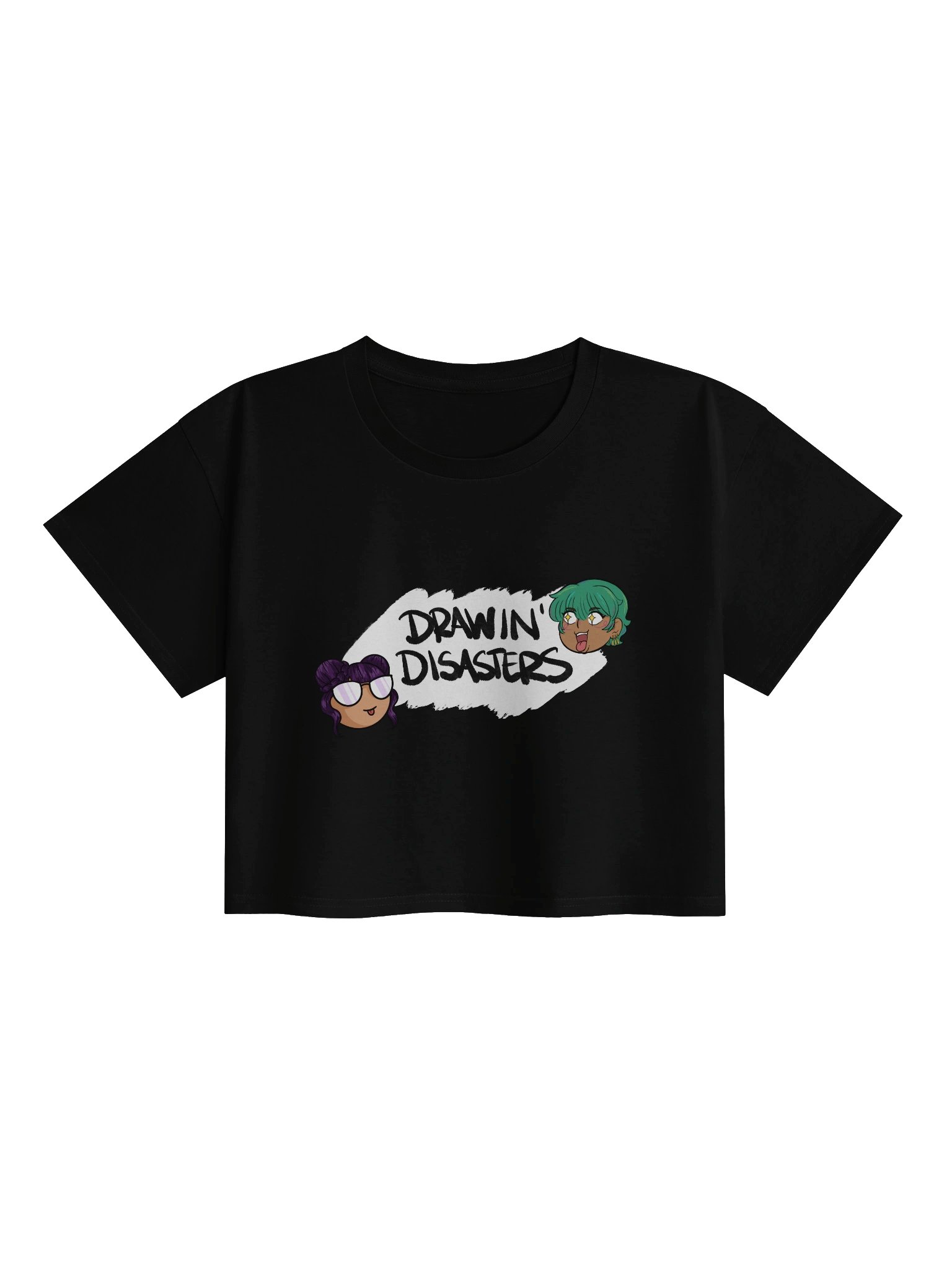 Drawin' Disaster Crop Top product image (2)