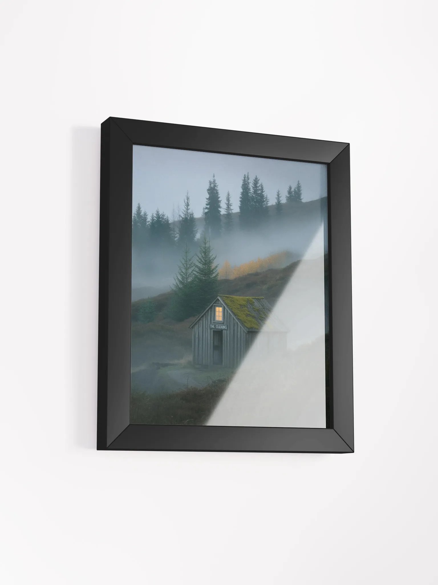 Misty Cabin Serenity Framed Poster product image (3)