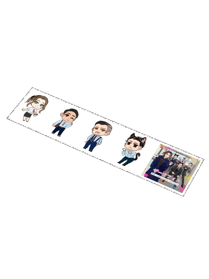 The Japanese Office Cast Kiss Cut Stickers product image (1)