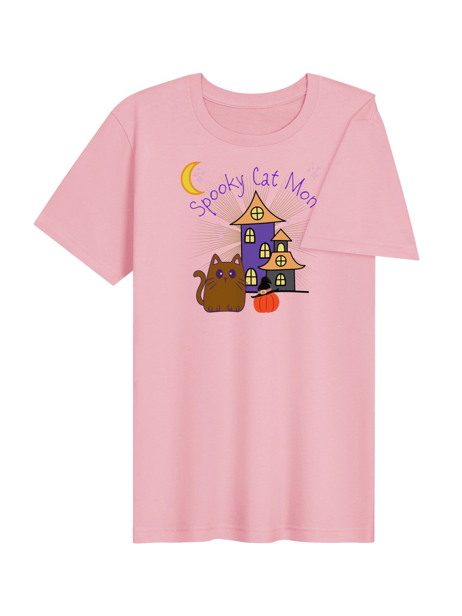 Spooky Cat Mom Halloween Tee product image (14)