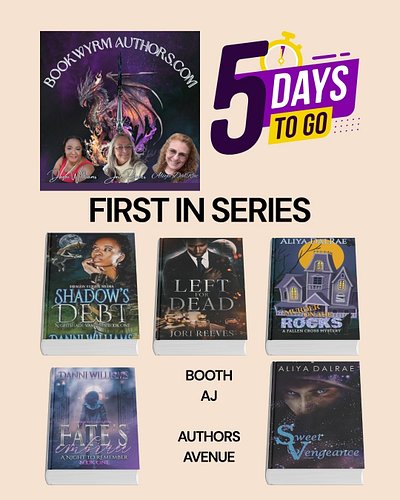 BOOKWYRM AUTHORS  BOOTH #AJ  #gencon2026 #bookwyrmauthors #bookwyrmauthorsanthology #jorireevesauthor  #danniwilliamsauthor  ...