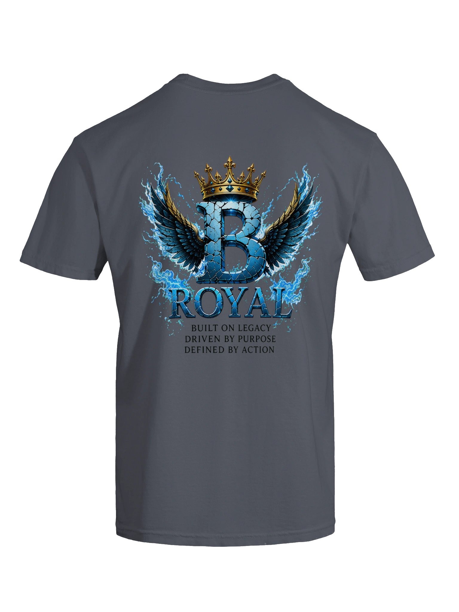 B Royal Blue Winged Tee product image (7)