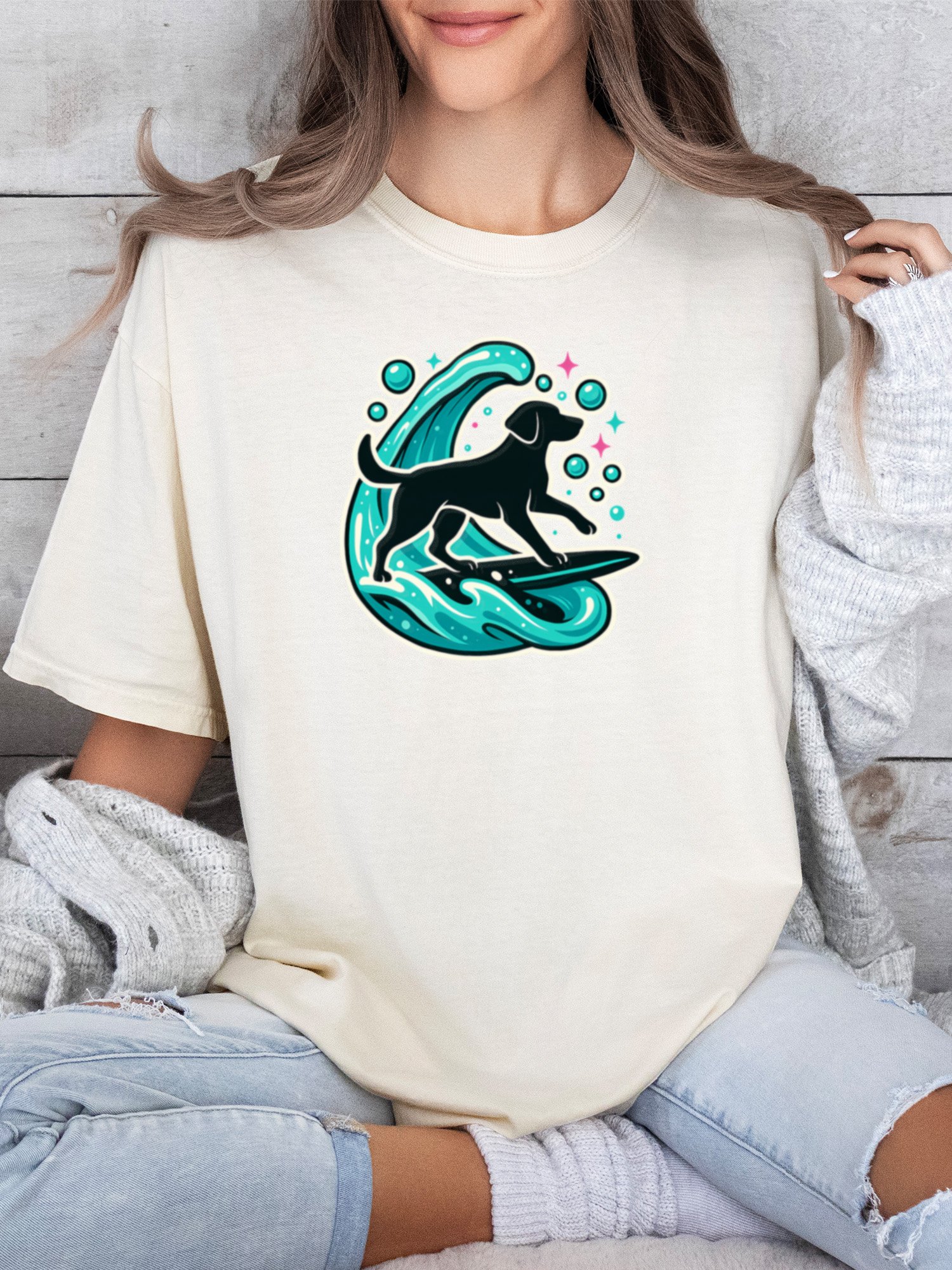 Wave Rider (Labrador Retriever) Tee product image (24)