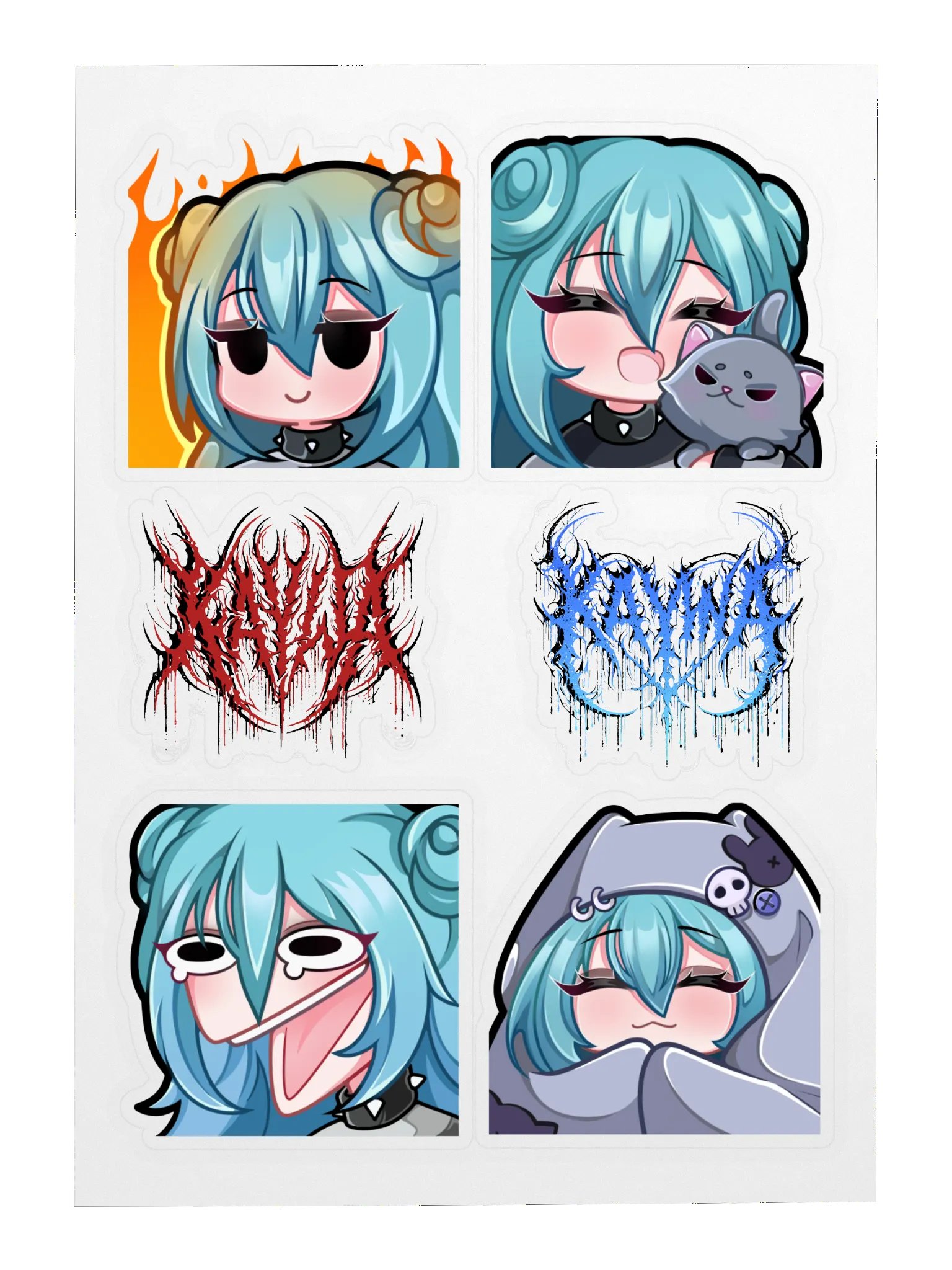 Kaywa's Font and Emote Collage product image (2)