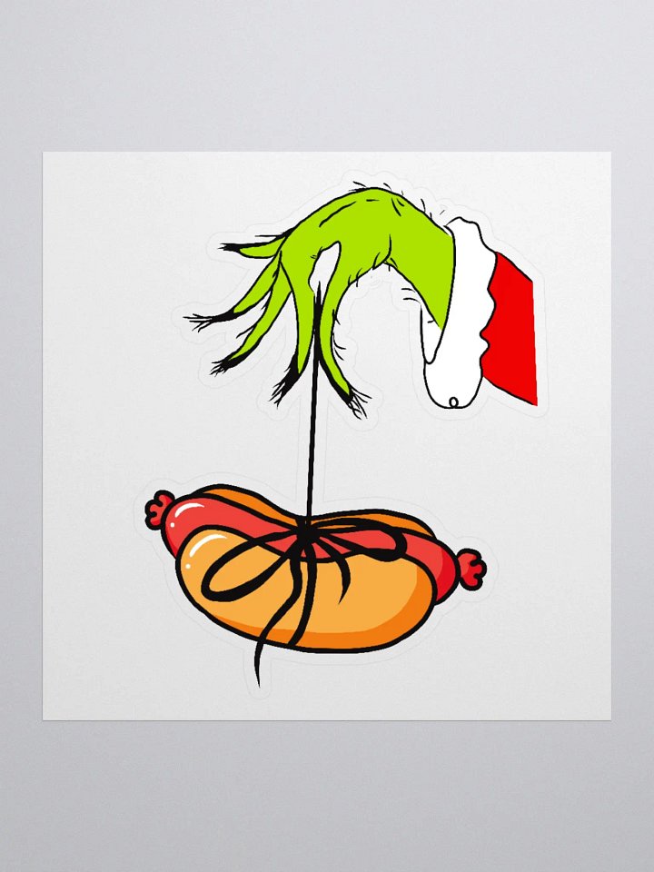 Grinch Dog Sticker product image (1)