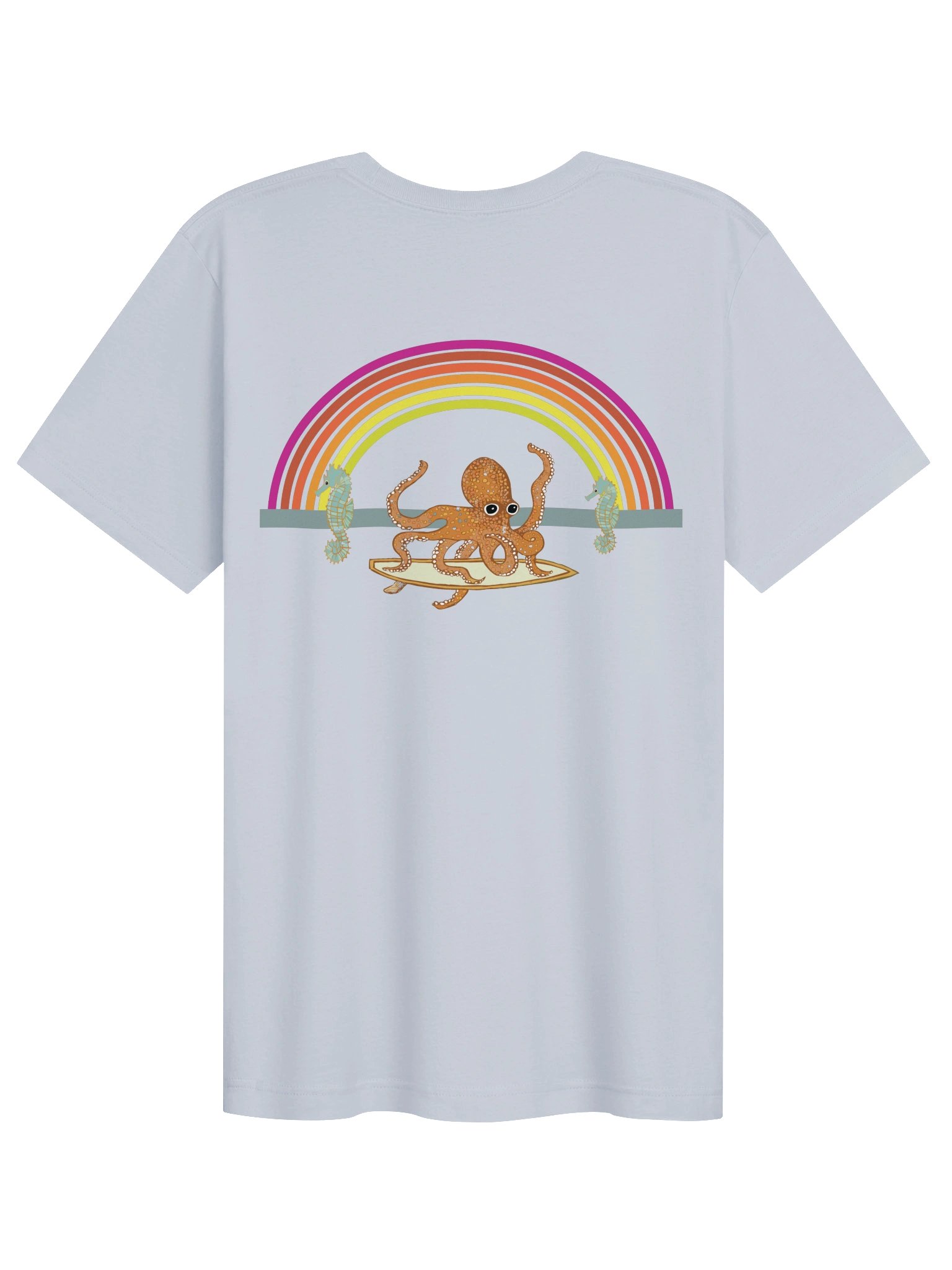 Octopus Wave Unisex T shirt product image (2)