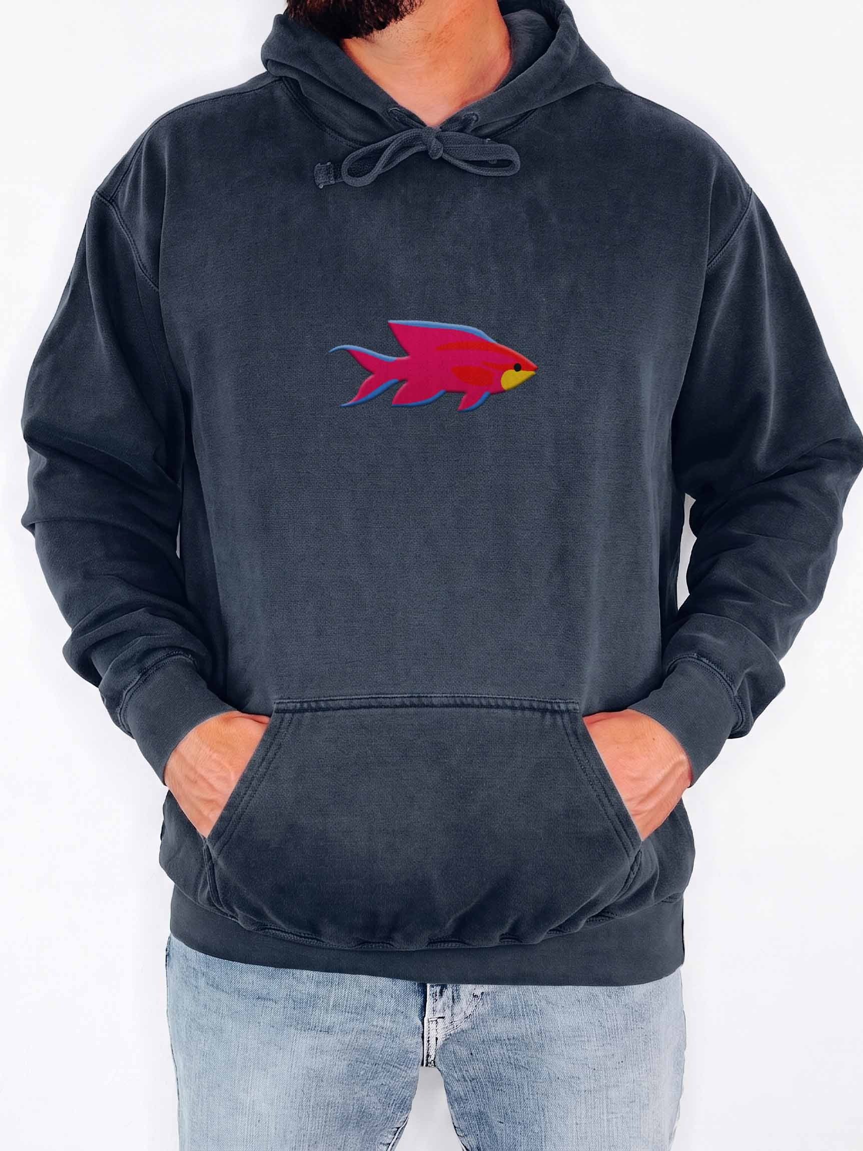 Queen Anthias Premium Hooded Sweatshirt (Embroidered) for Reef and Marine Aquarium Lovers product image (2)