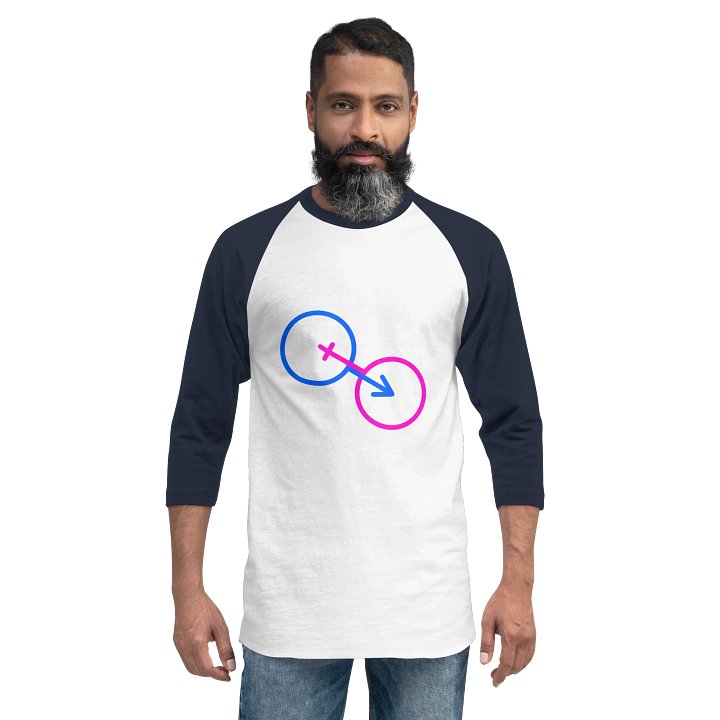Two Gender Symbols Raglan Tee product image (2)