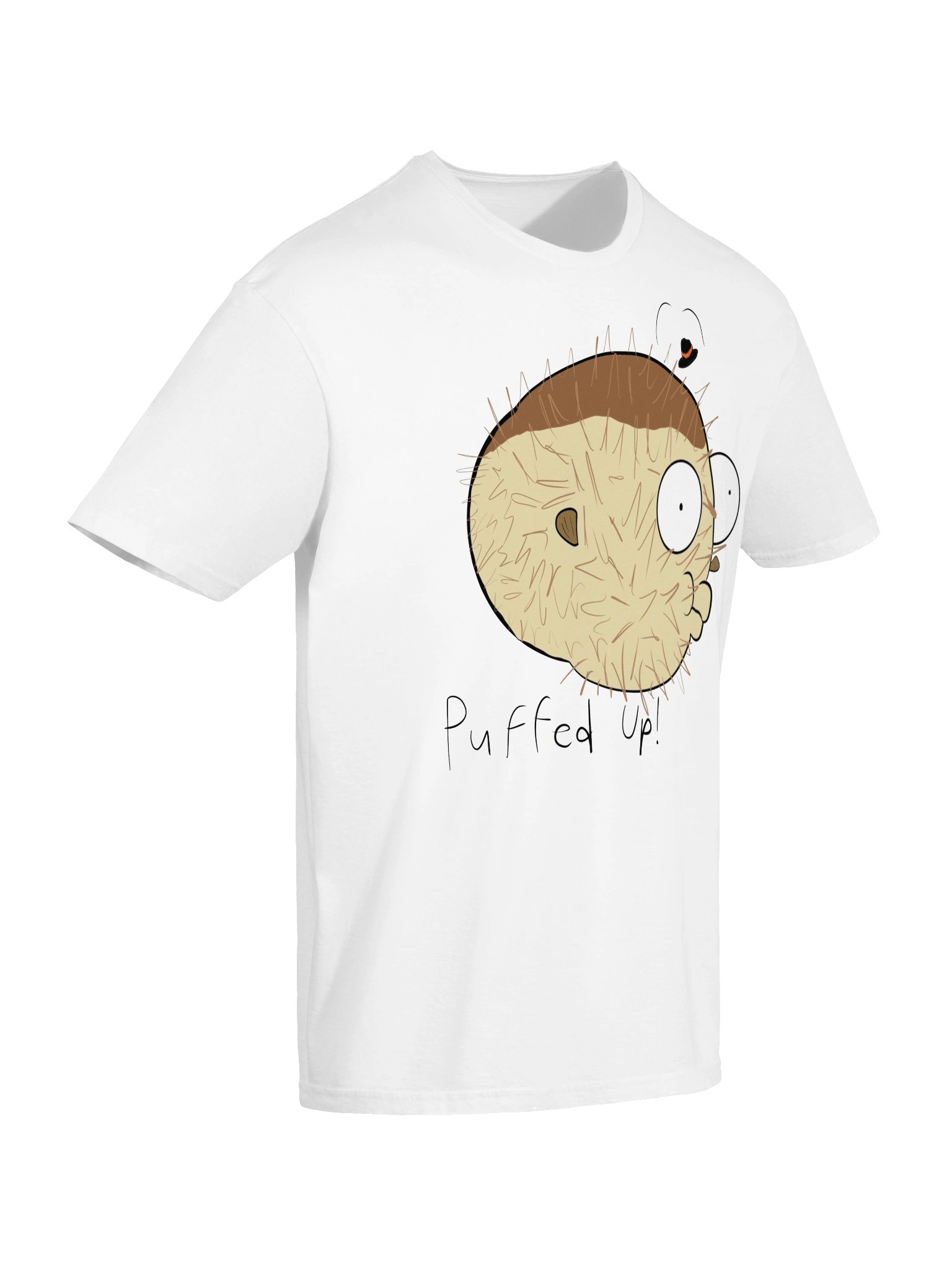 Stuck pufferfish T-shirt product image (22)
